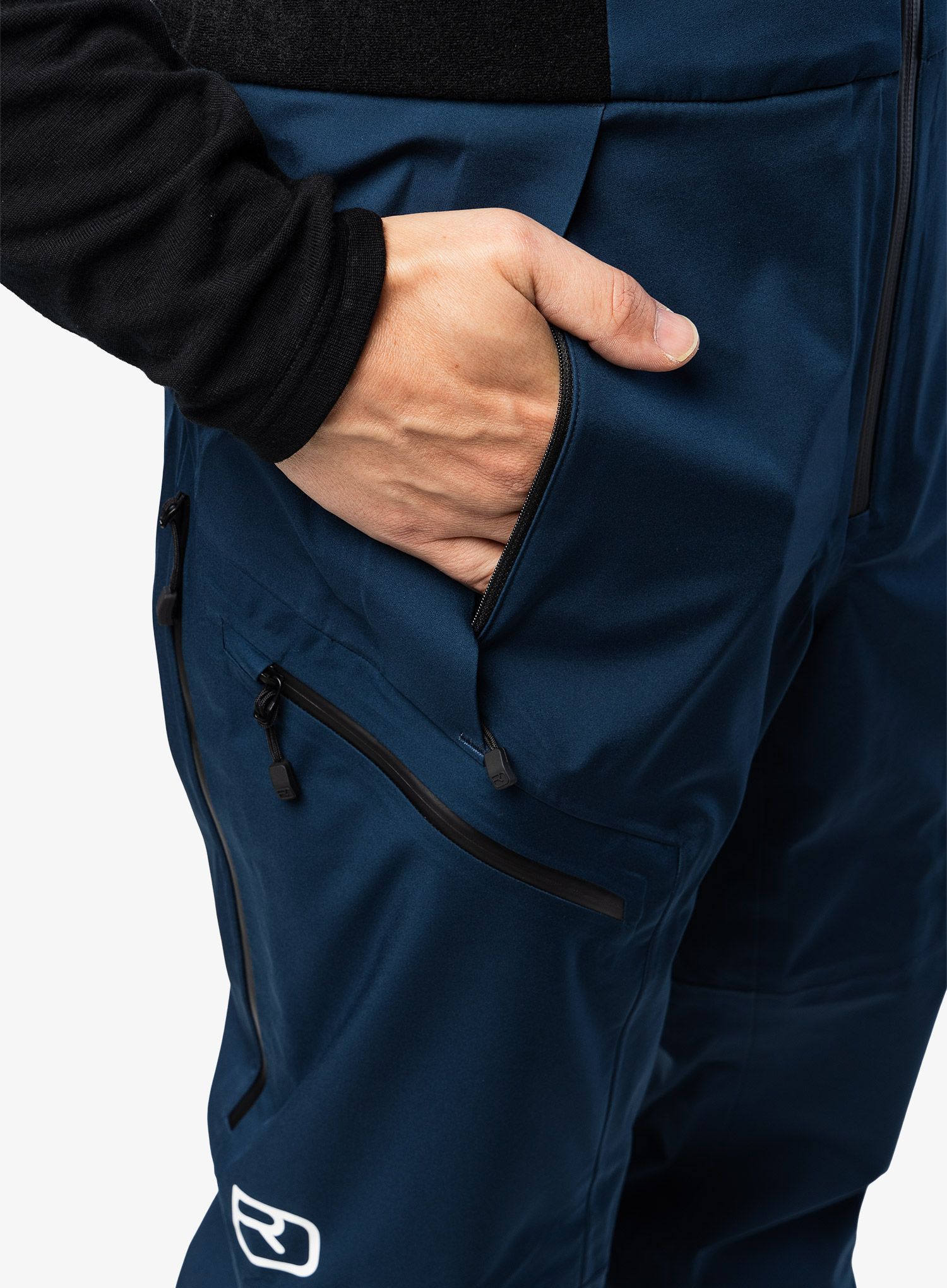 Hlače Ortovox 3L Guardian Shell Pants - deep ocean