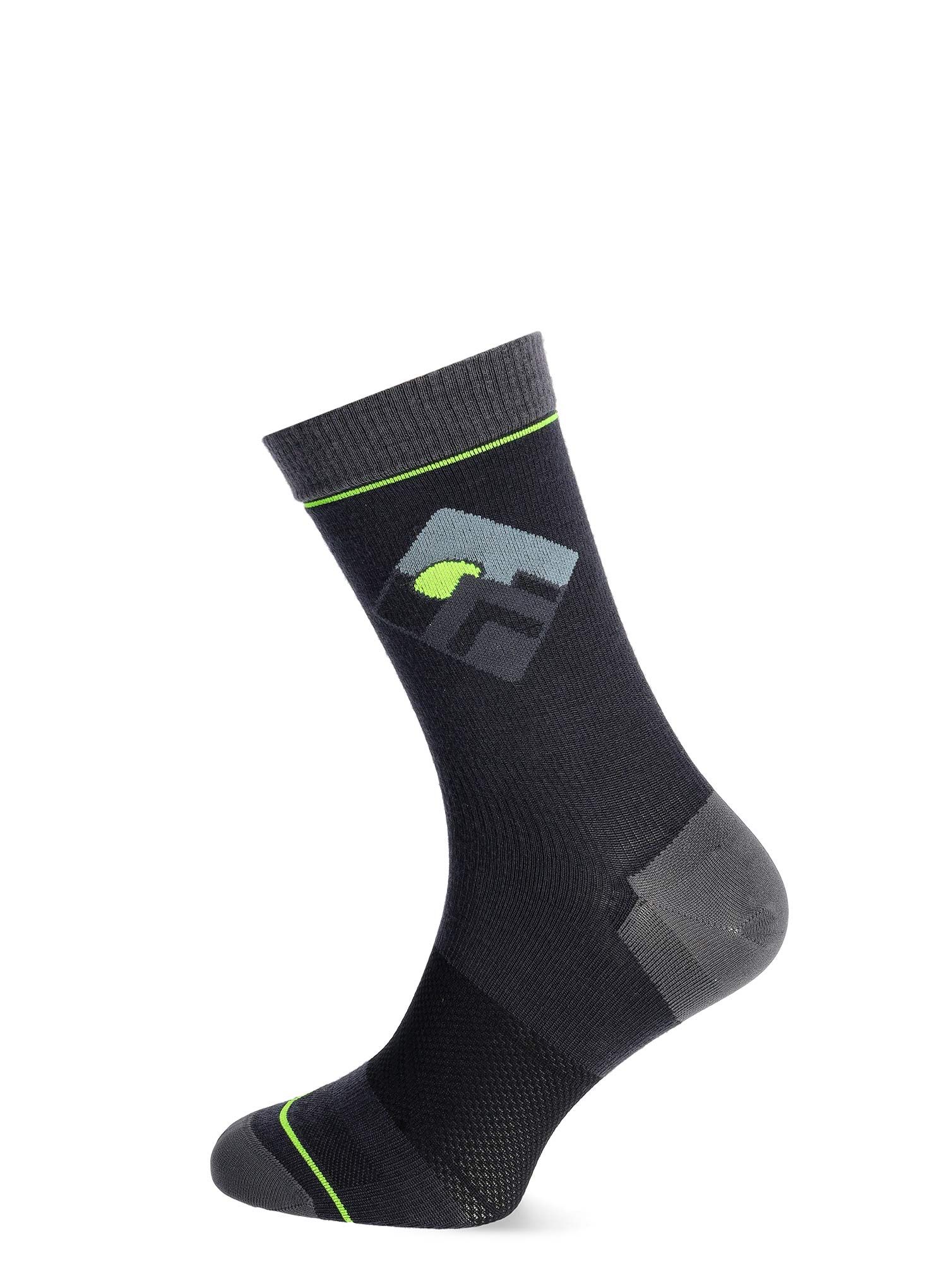 Merino nogavice Ortovox Alpine Light Comp Mid Socks - black raven