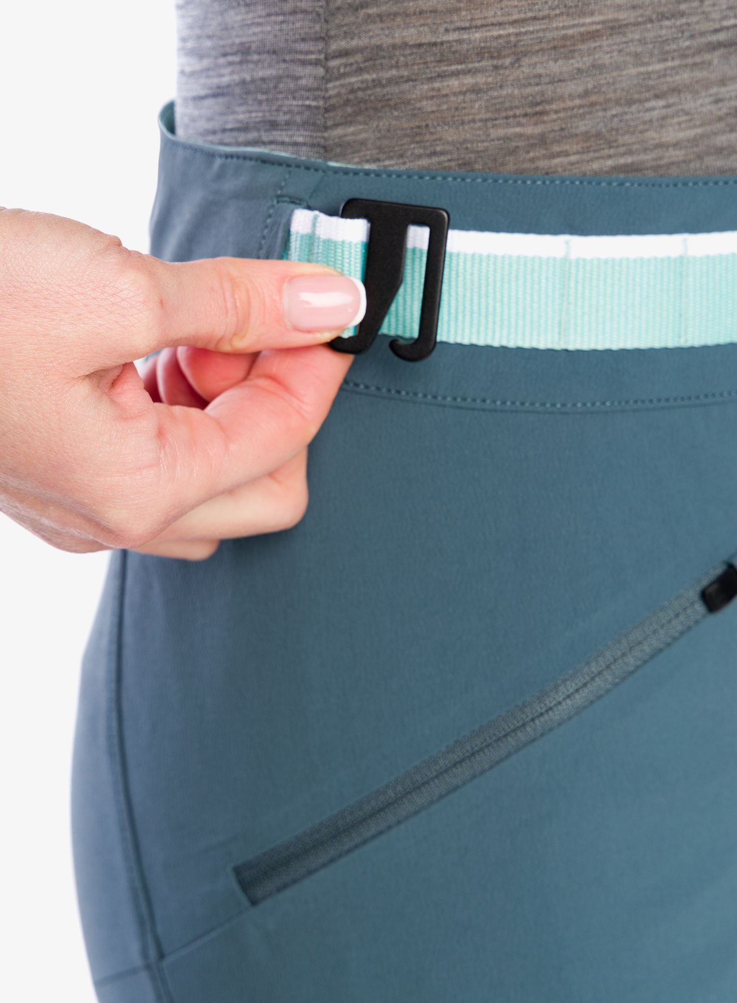 Ženske softshell hlače Ortovox Brenta Pants - dark arctic grey
