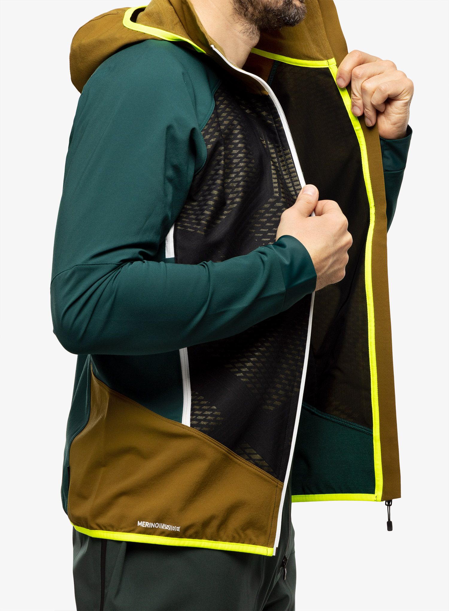 Moška smučarska jakna Ortovox Col Becchei Jacket - dark pacific