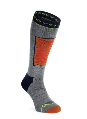 Smučarske nogavice Ortovox Free Ride Long Socks - clay orange