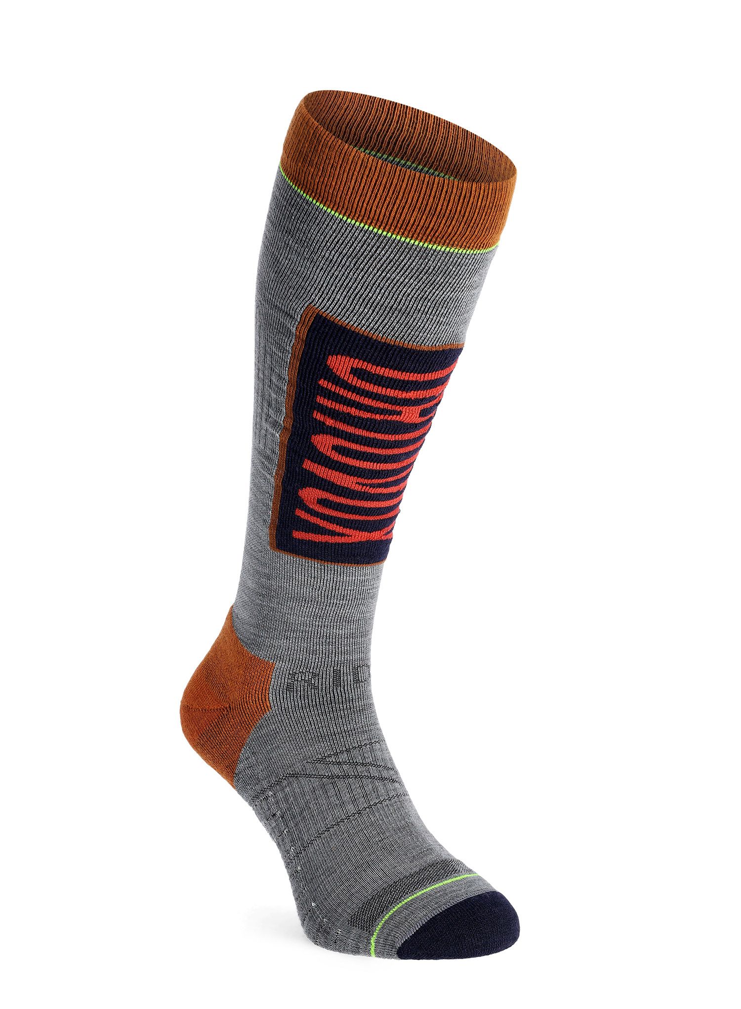 Smučarske nogavice Ortovox Free Ride Long Socks - clay orange