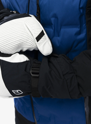 Smučarske rokavice Ortovox Freeride 3 Finger Glove Pro - black raven