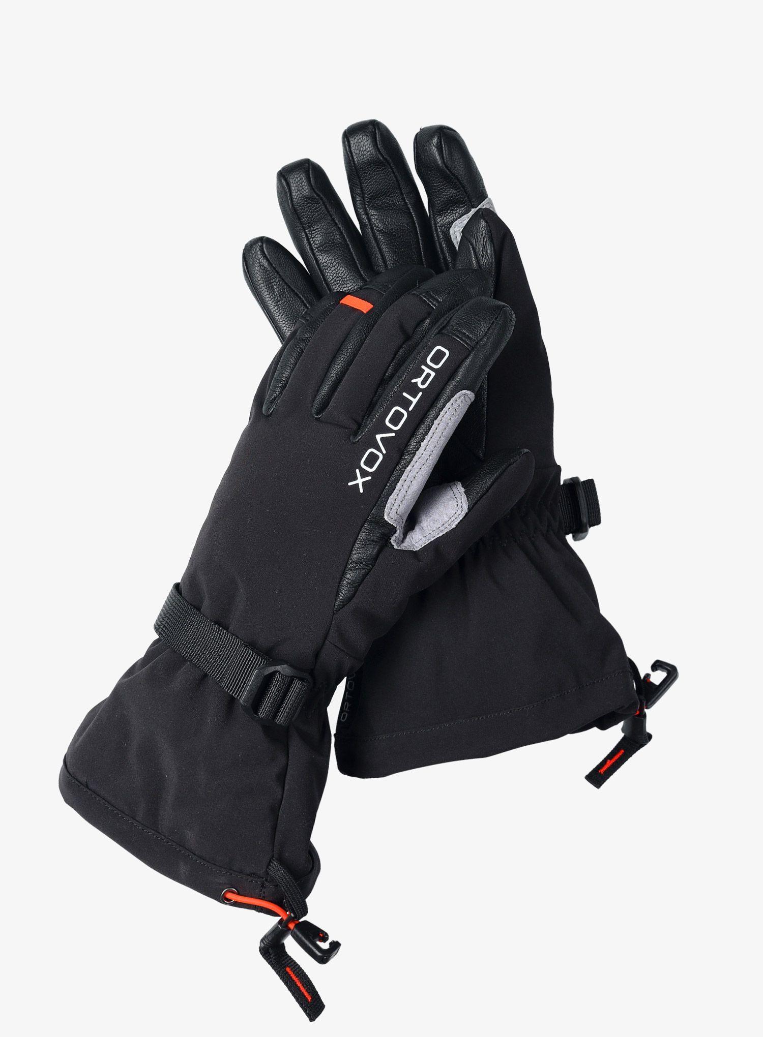 Ženske smučarske rokavice Ortovox Merino Mountain Glove - black raven