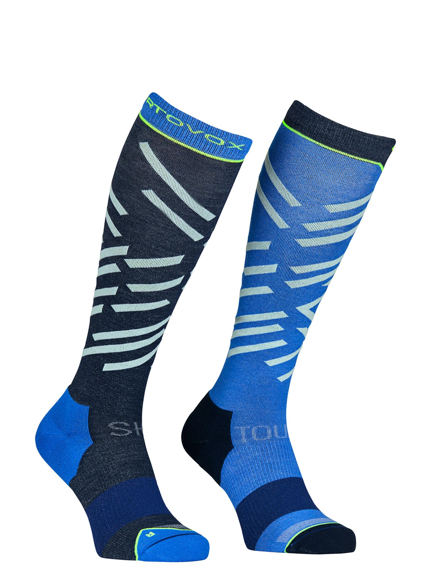 Nogavice za turno smučanje Ortovox Ski Tour Long Socks - deep ocean