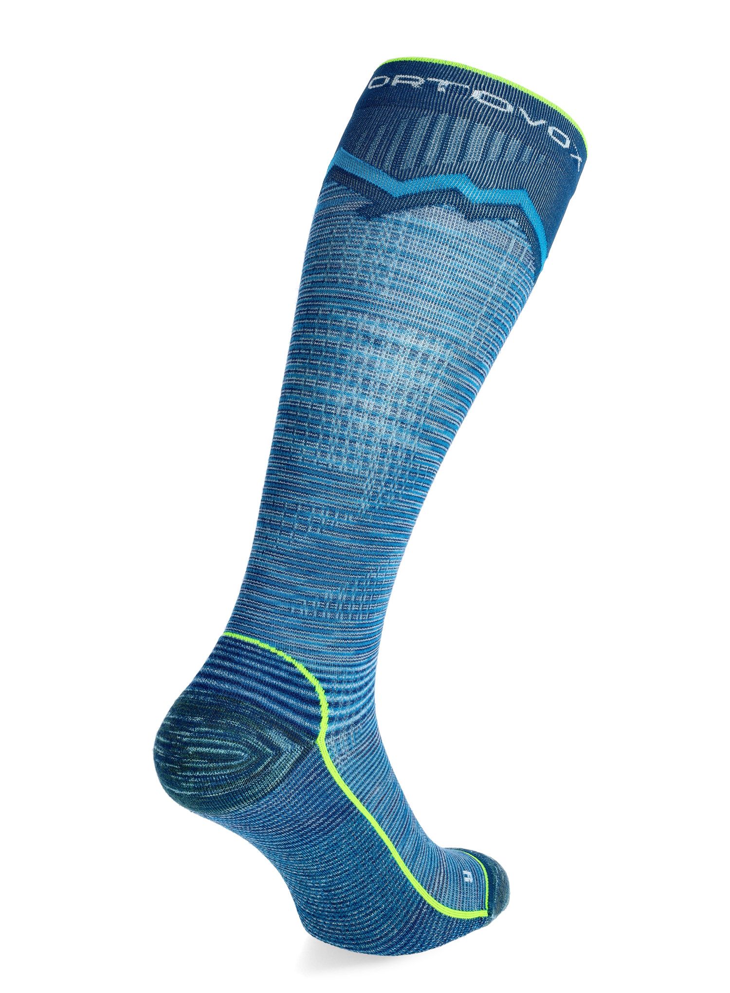 Nogavice za turno smučanje Ortovox Tour Long Socks - mountain blue