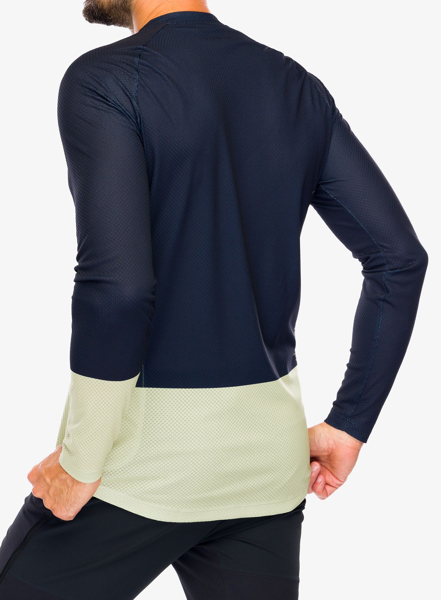 Kolesarska jopa POC MTB Pure L/S Jersey - turmaline navy/prehnite green