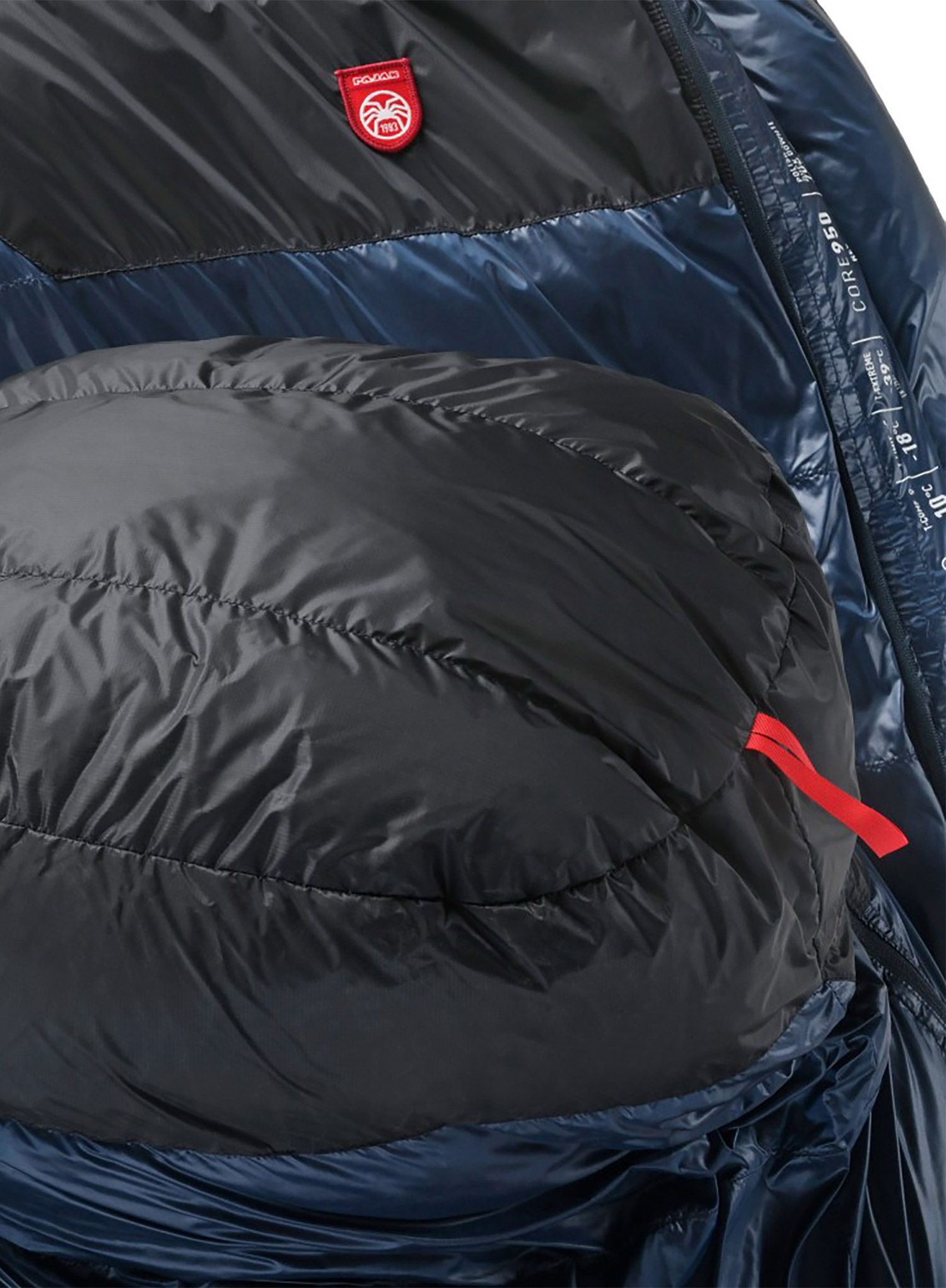 Spalna vreča Pajak Core 950 (165 cm) - navy