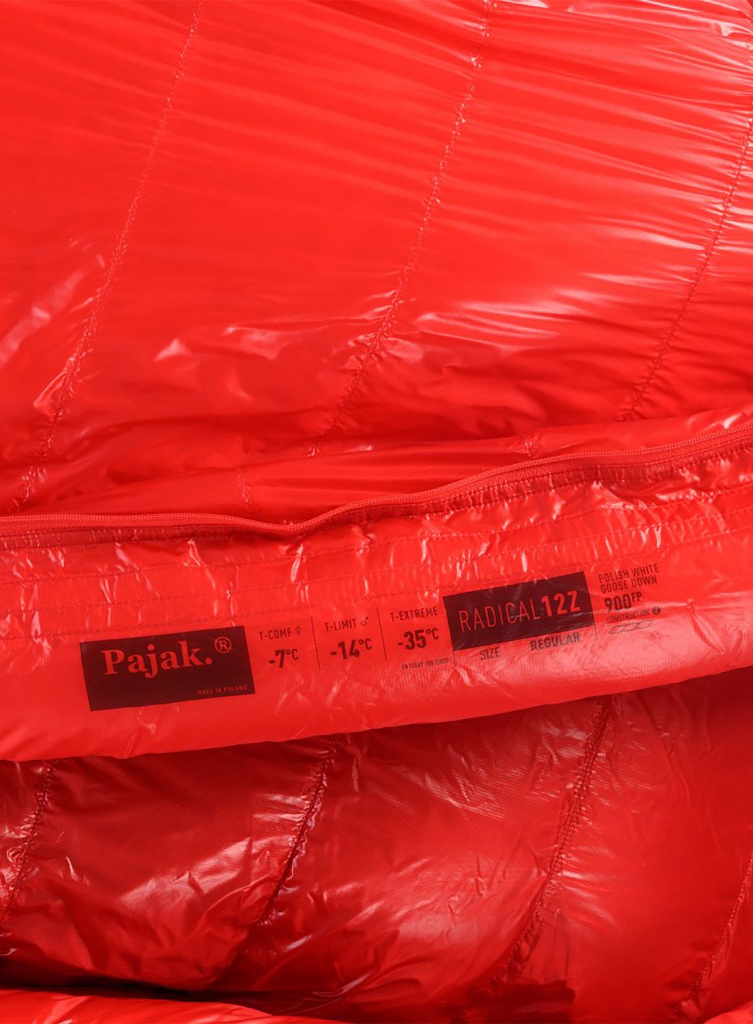 Spalna vreča Pajak Radical 12Z (180 cm) - red/red