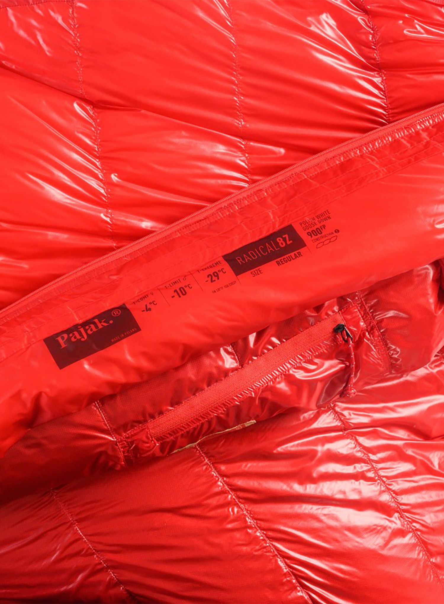Spalna vreča Pajak Radical 8Z (180 cm) - red