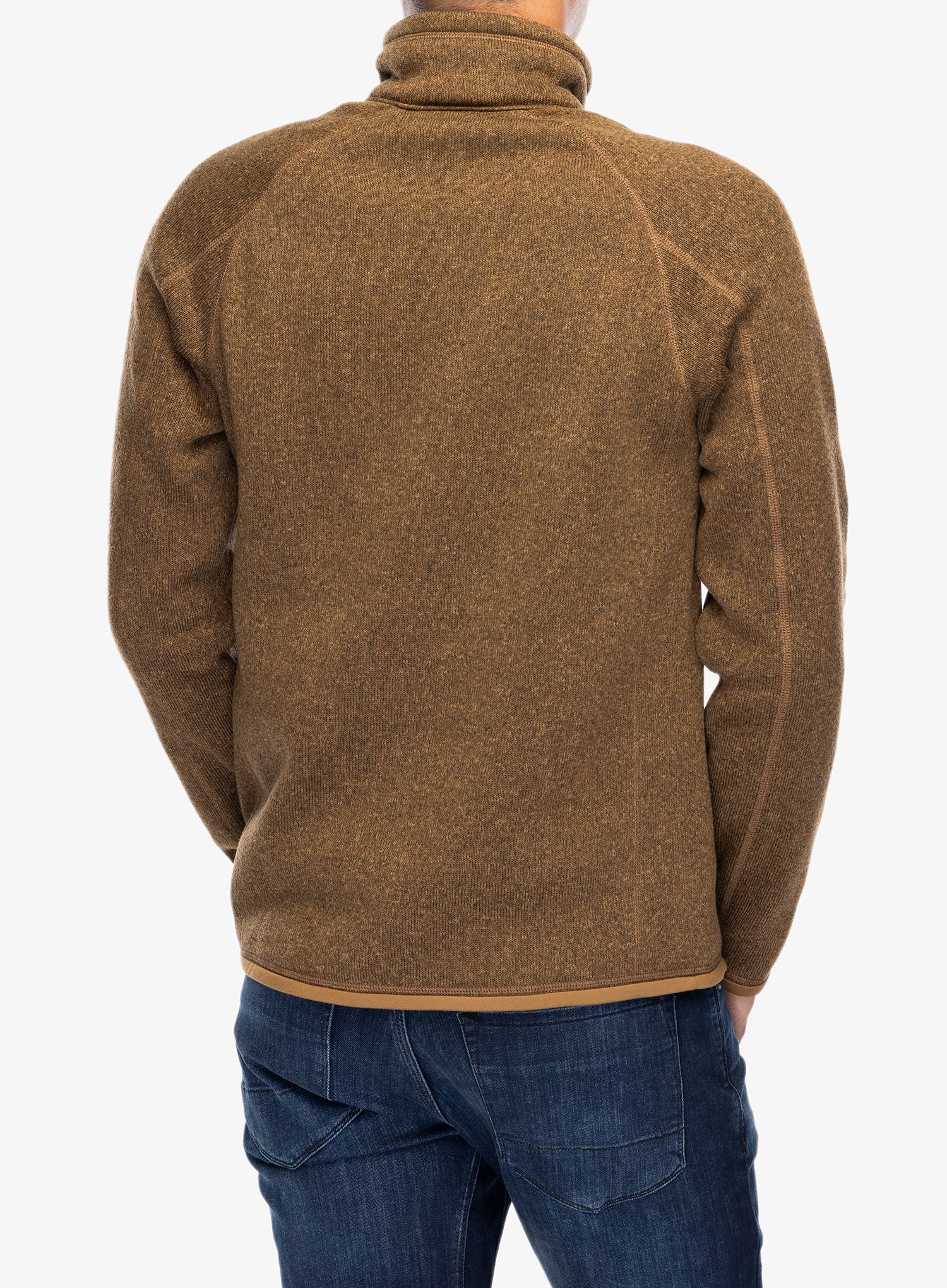 Flis Patagonia Better Sweater 1/4 Zip - coriander brown