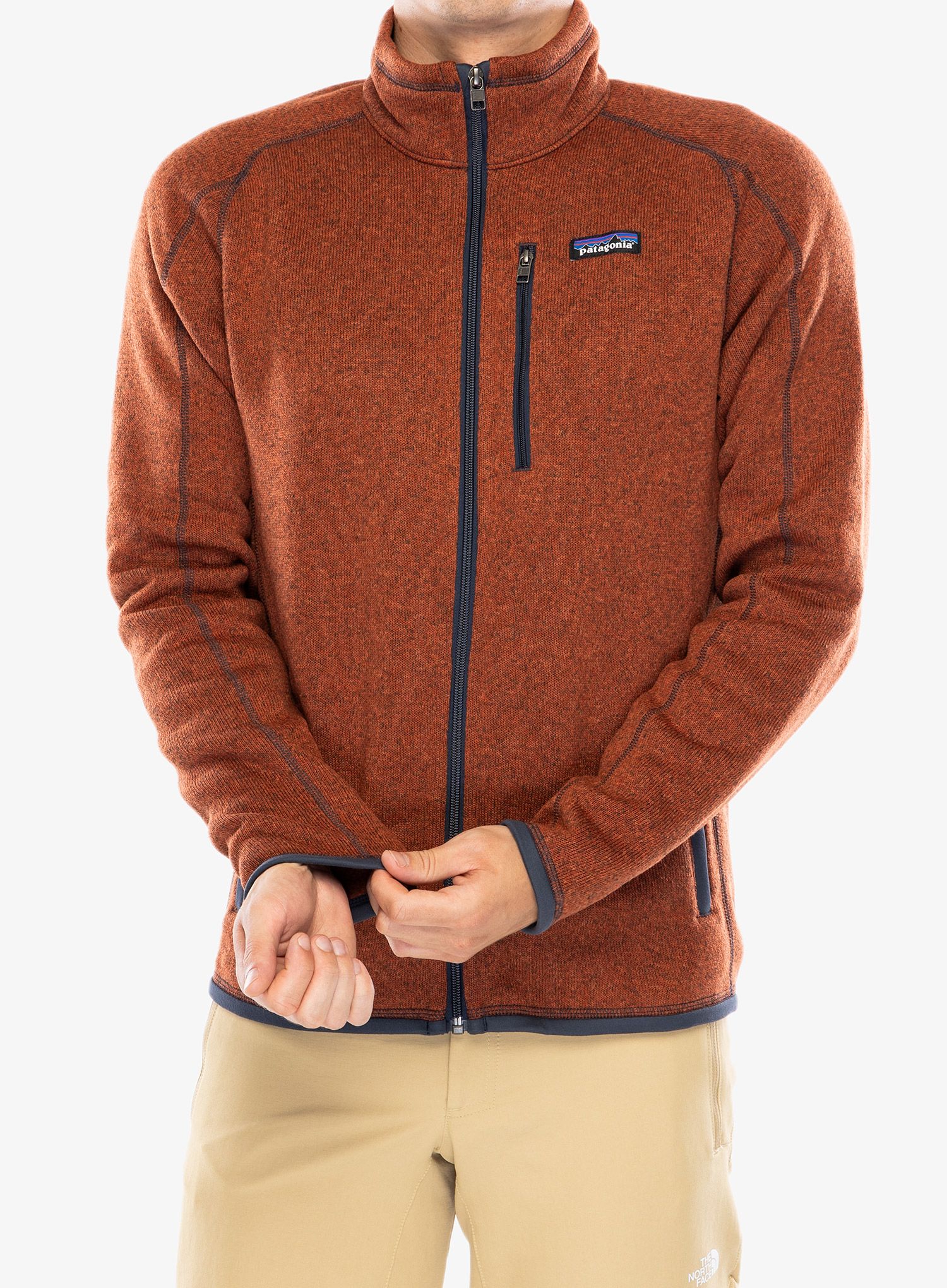Flis Patagonia Better Sweater Jacket - burnished red