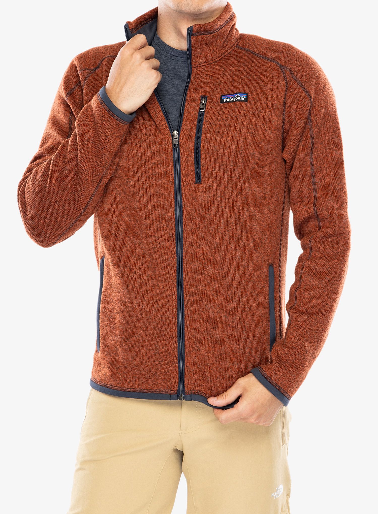 Flis Patagonia Better Sweater Jacket - burnished red