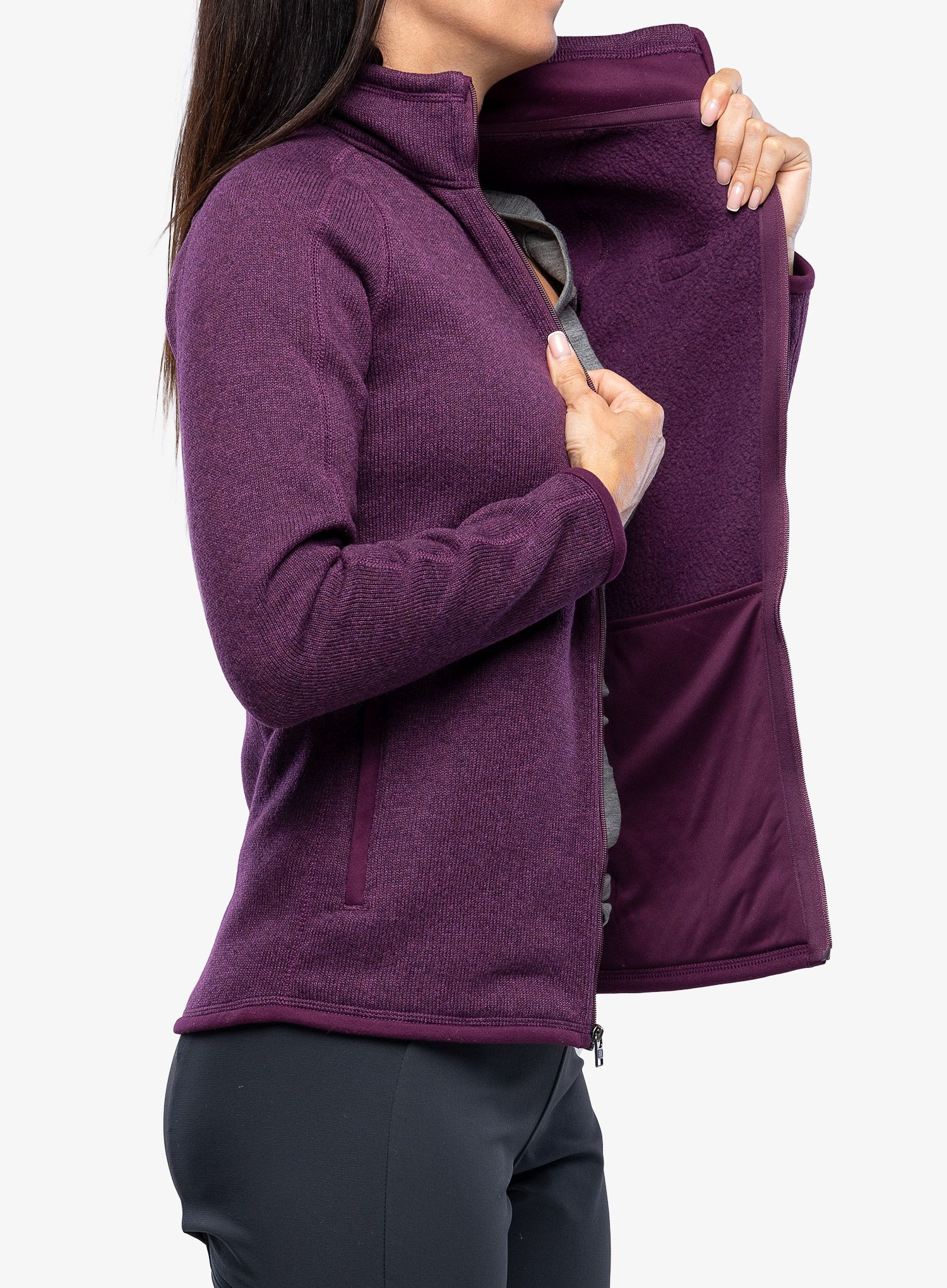 Ženski flis Patagonia Better Sweater Jacket - night plum