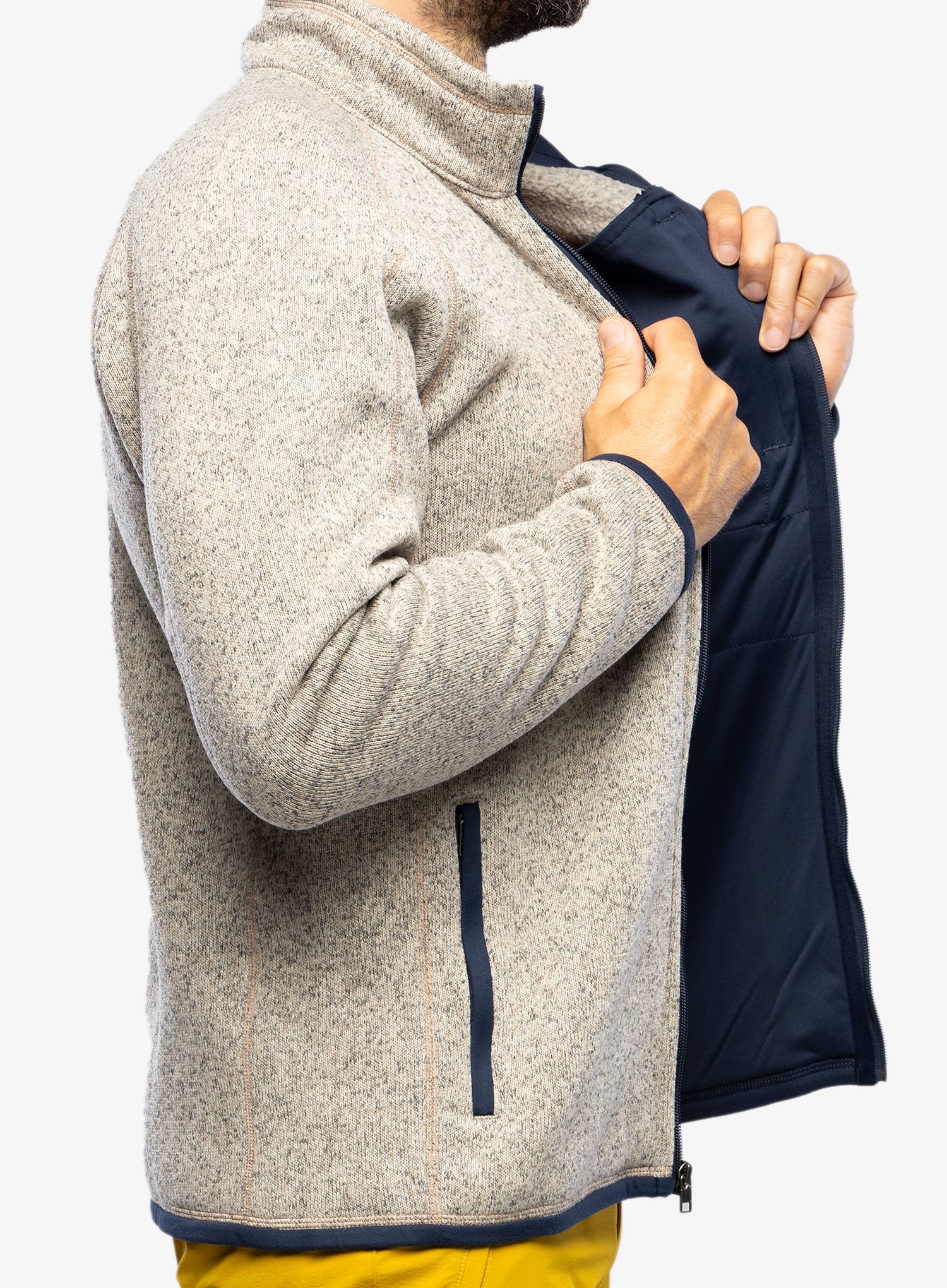 Flis Patagonia Better Sweater Jacket - oar tan
