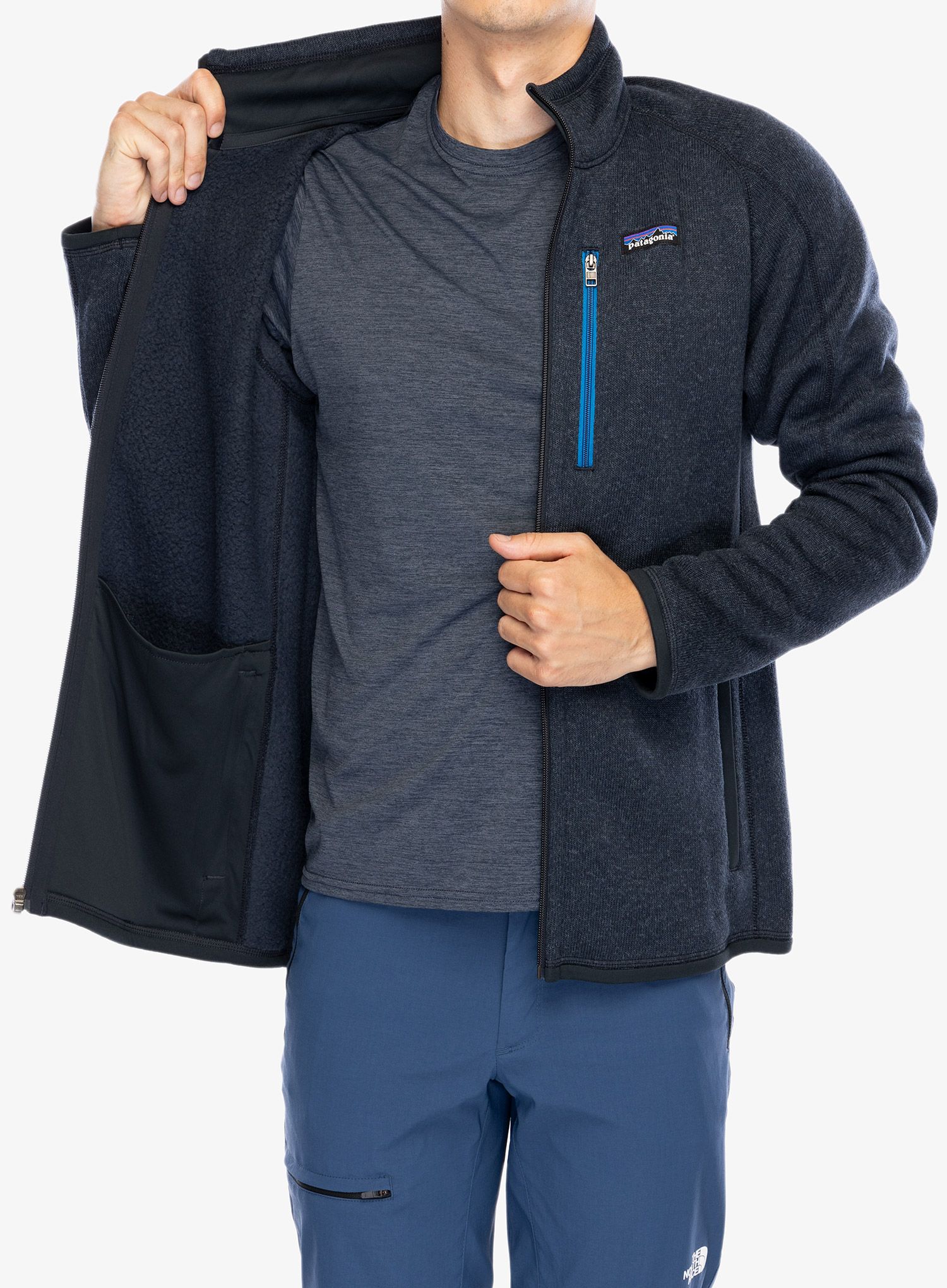 Flis Patagonia Better Sweater Jacket - pitch blue