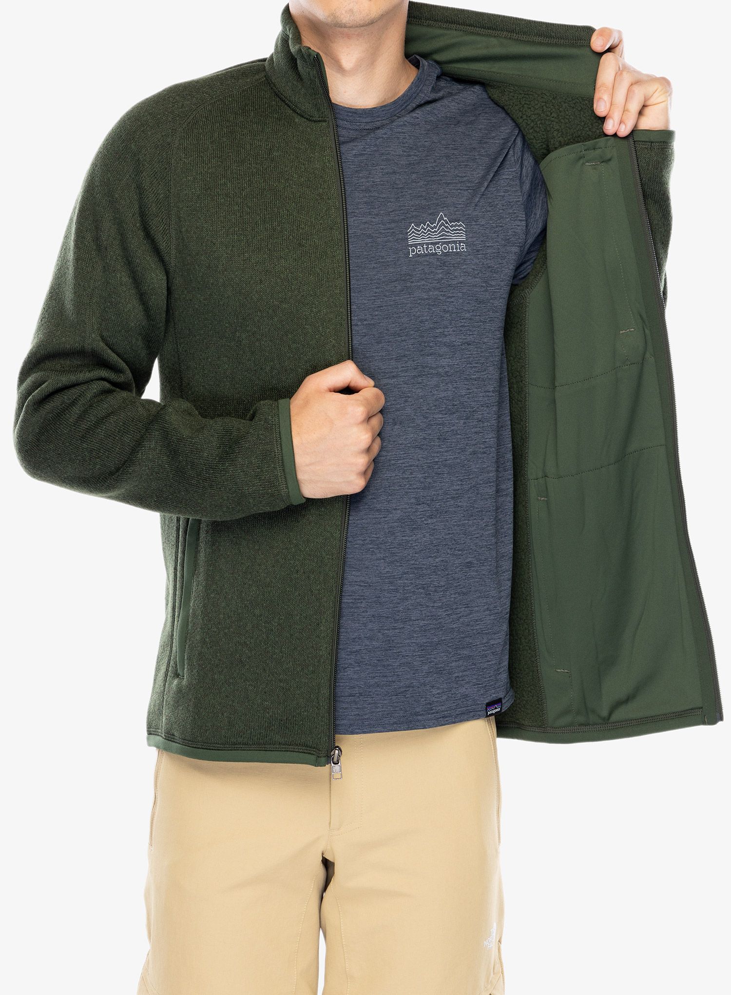Flis Patagonia Better Sweater Jacket - torrey pine green
