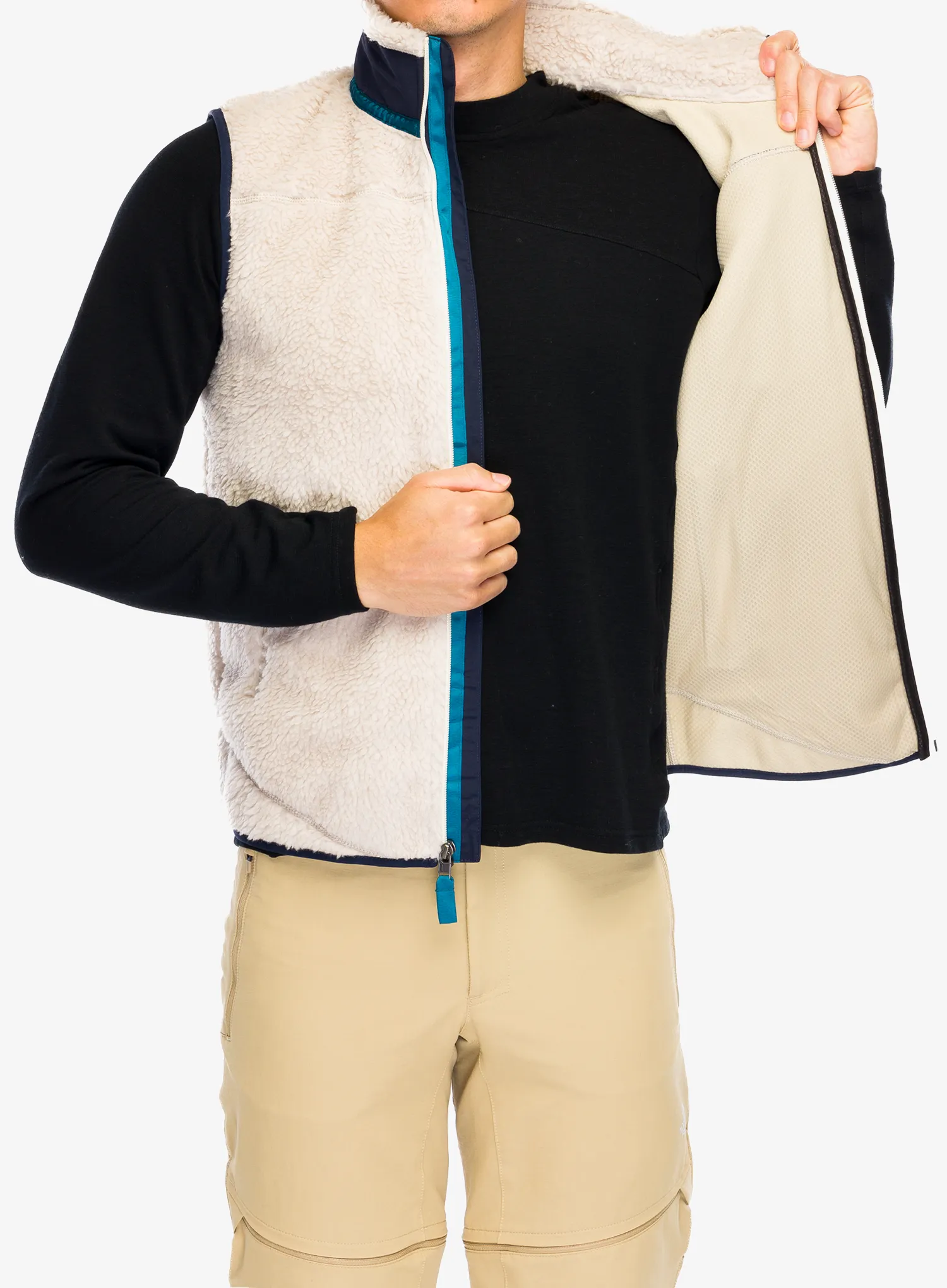 Moški brezrokavnik Patagonia Classic Retro-X Vest - natural