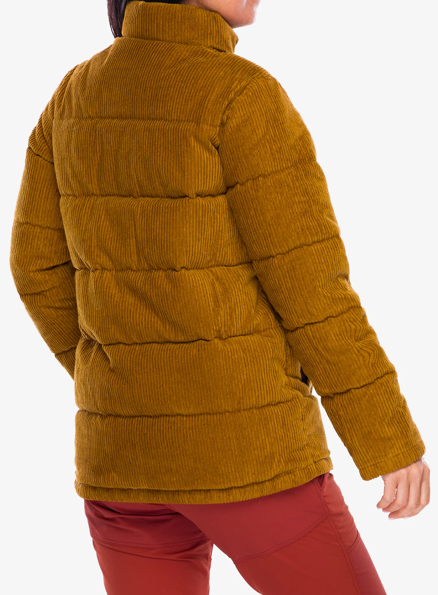 Ženska puhovka Patagonia Cord Fjord Coat - shelter brown