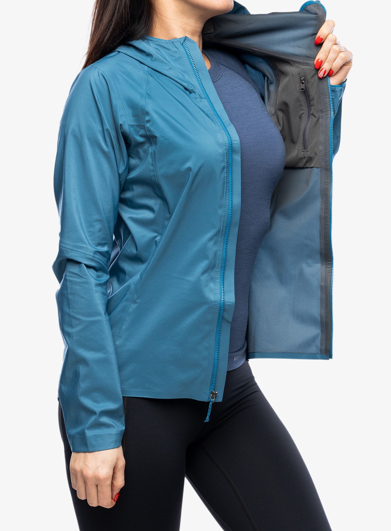 Ženska kolesarska jakna Patagonia Dirt Roamer Jacket - steller blue