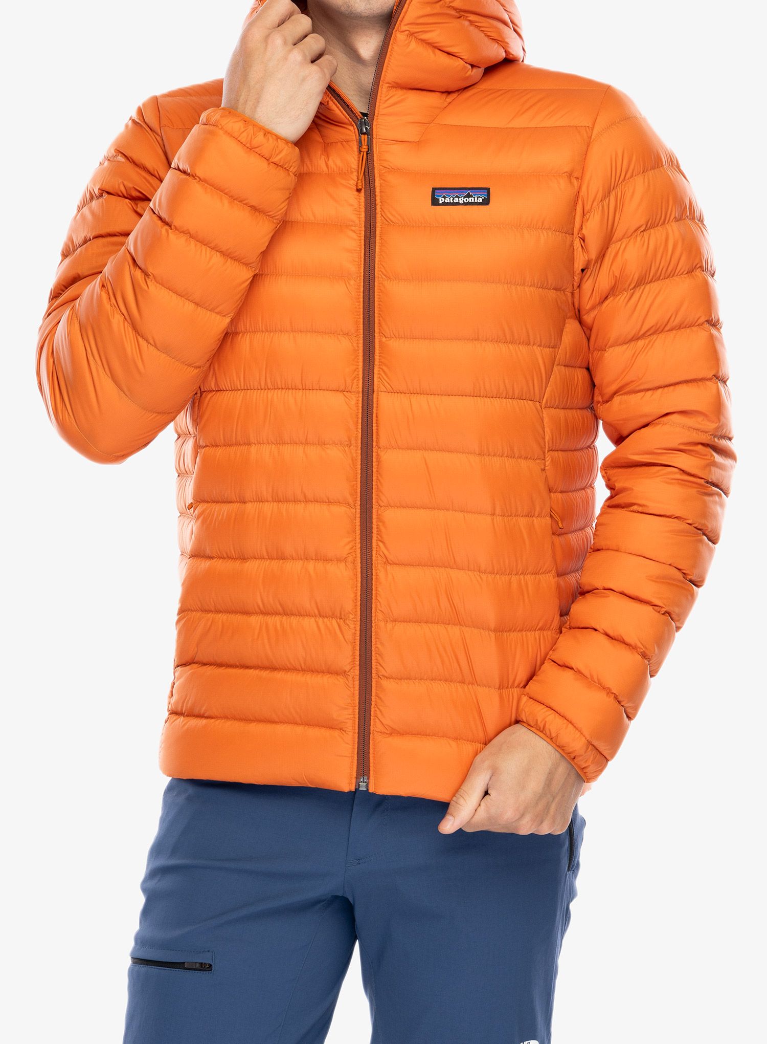 Puhovka Patagonia Down Sweater Hoody - redtail rust