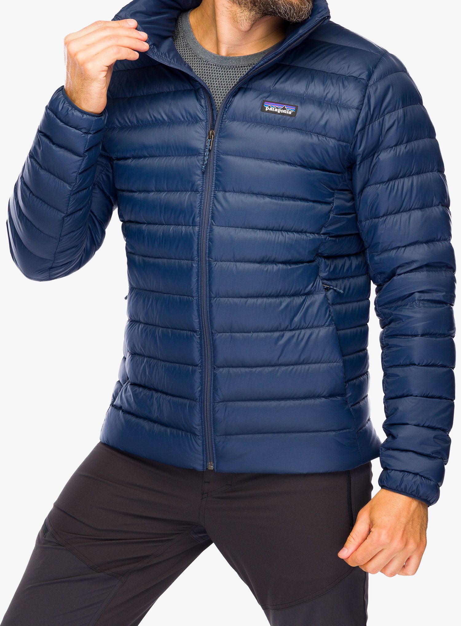 Moška puhovka Patagonia Down Sweater - new navy