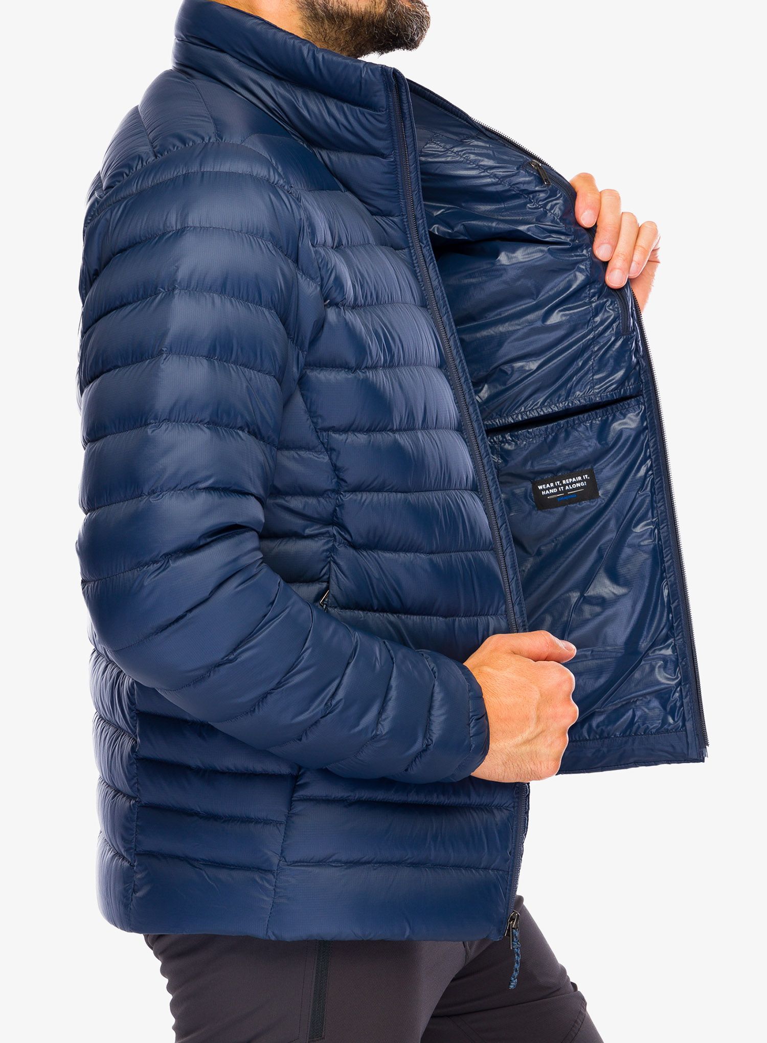 Moška puhovka Patagonia Down Sweater - new navy
