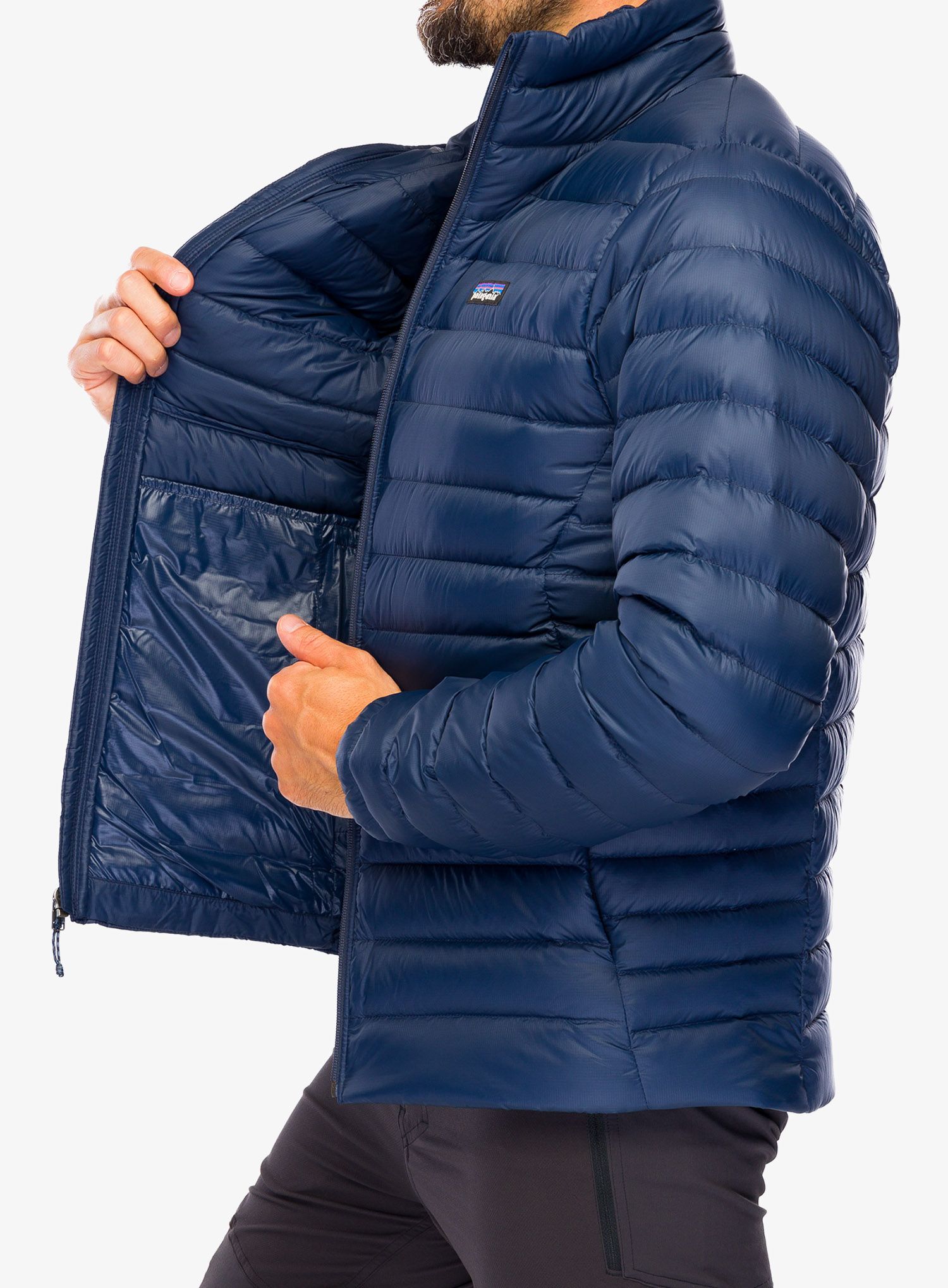 Moška puhovka Patagonia Down Sweater - new navy
