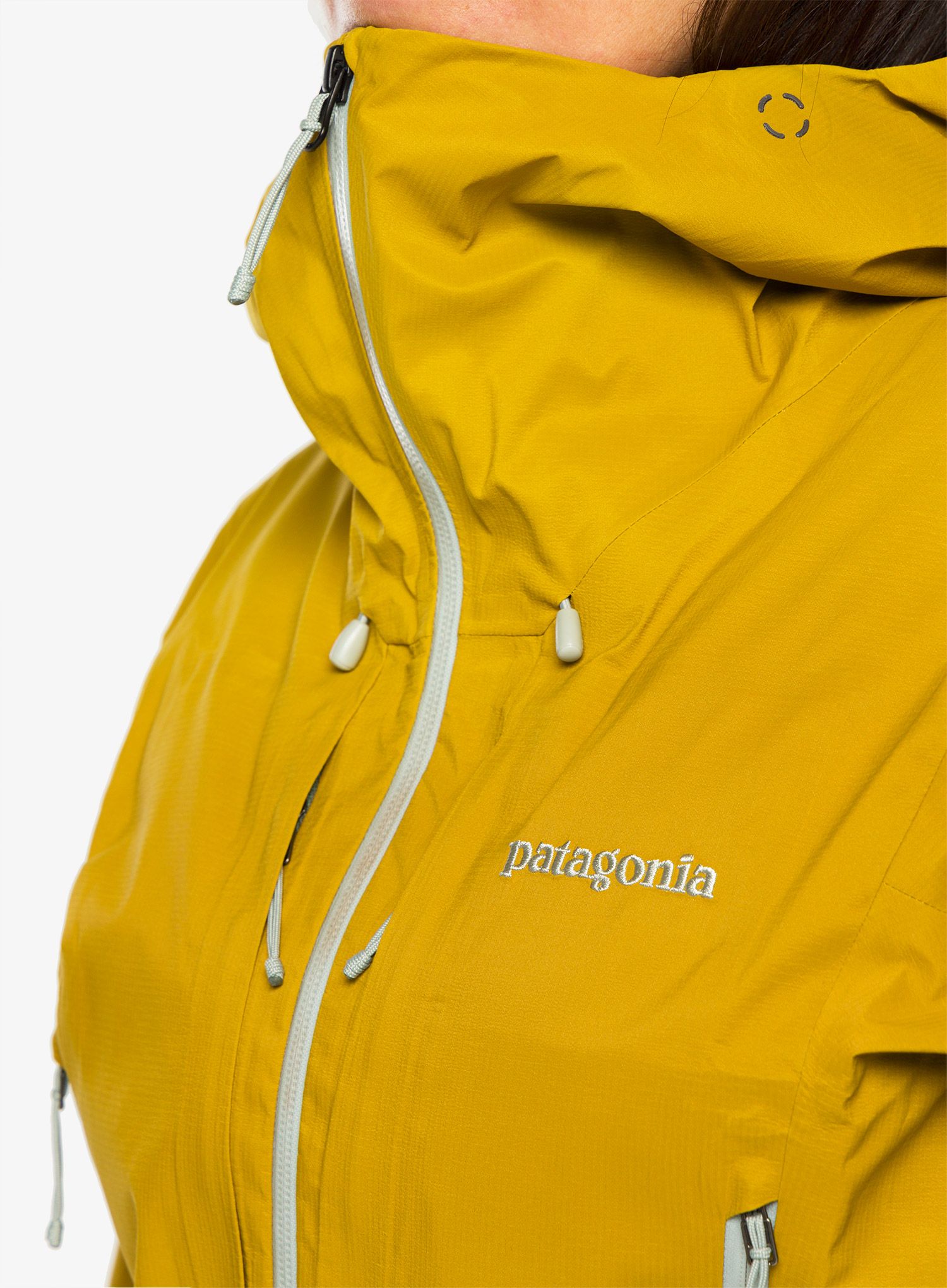 Ženska hardshell jakna Patagonia Dual Aspect Jacket - cosmic gold