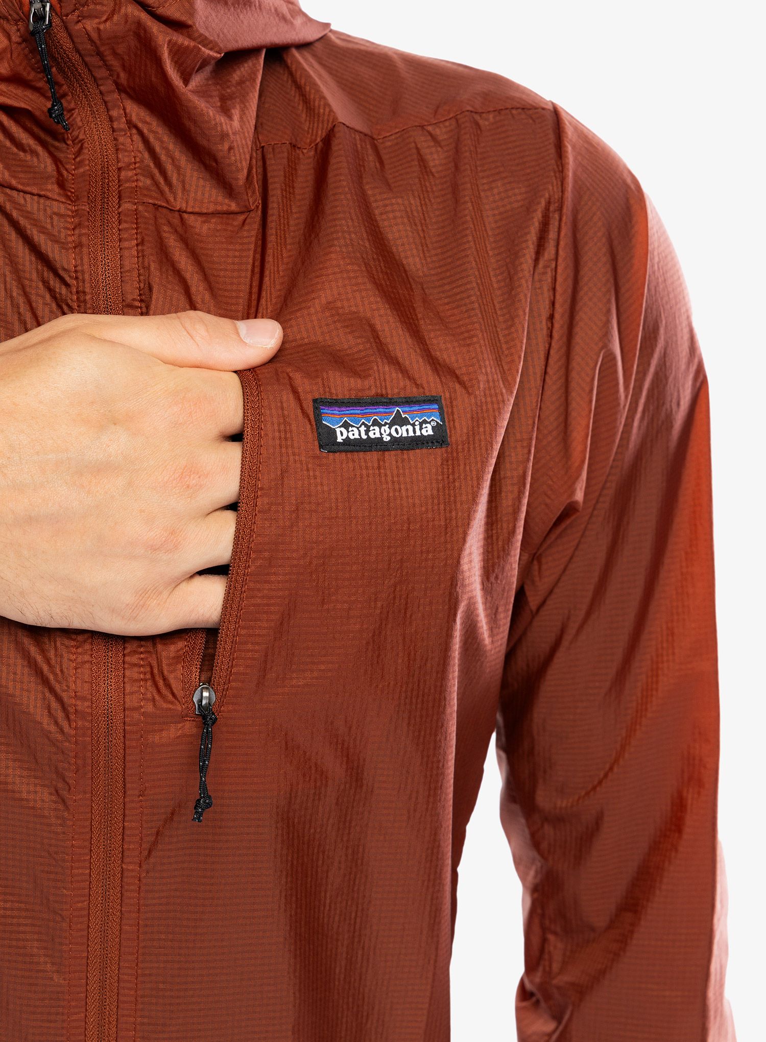Jakna za tek Patagonia Houdini Jacket - burnished red