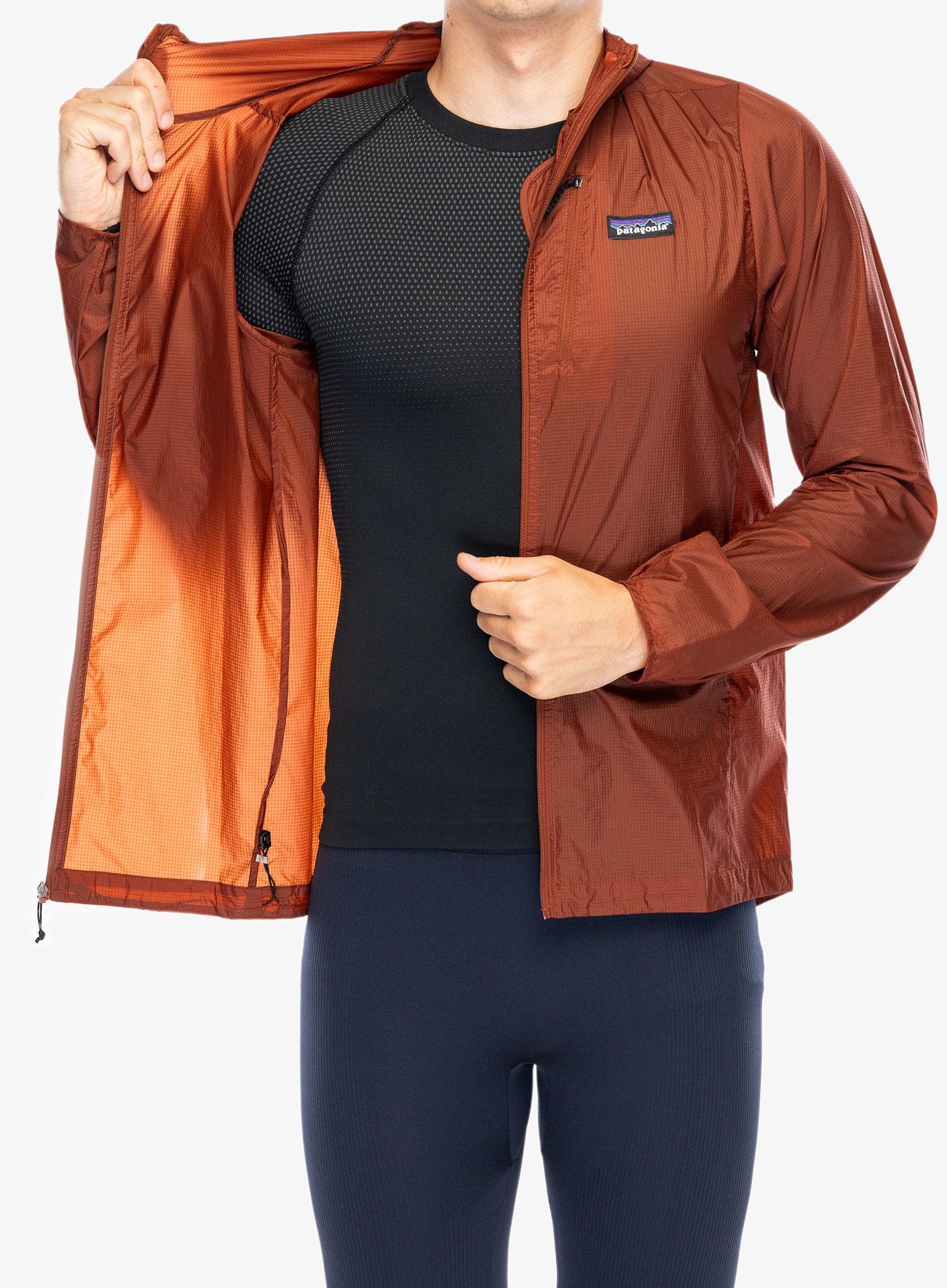 Jakna za tek Patagonia Houdini Jacket - burnished red