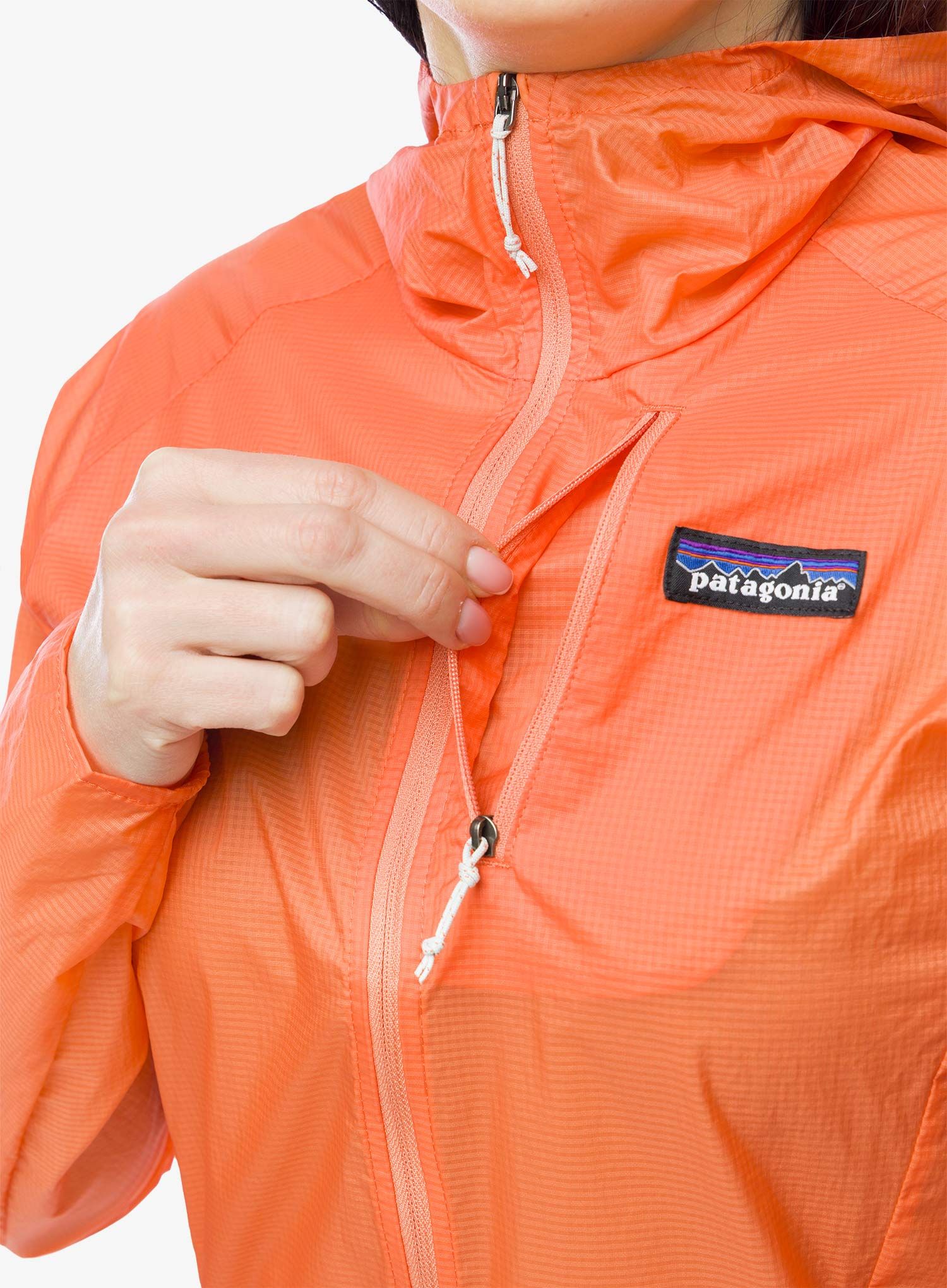 Ženska jakna za tek Patagonia Houdini Jacket - coho coral