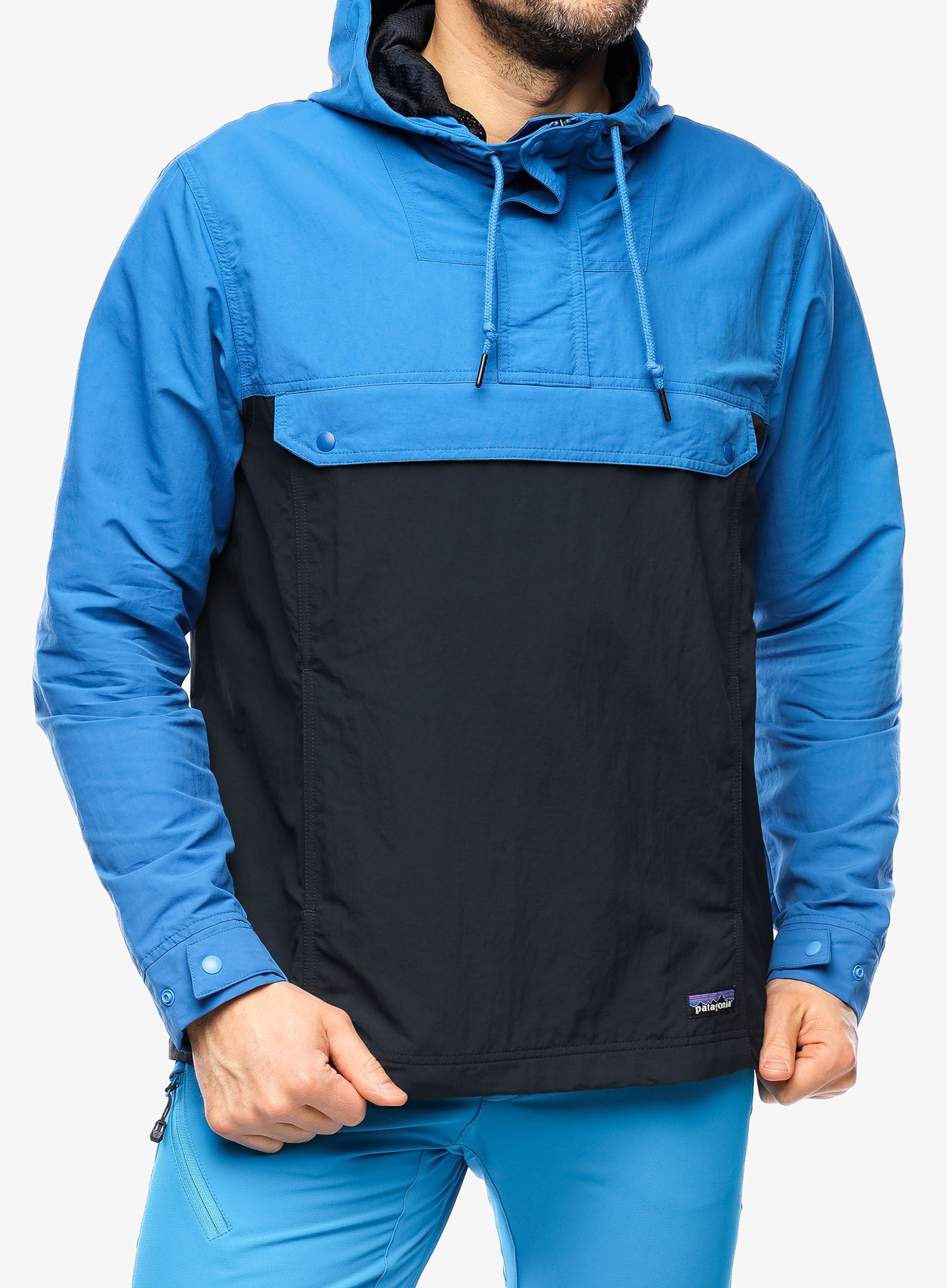 Vetrovka Patagonia Isthmus Anorak - endless blue