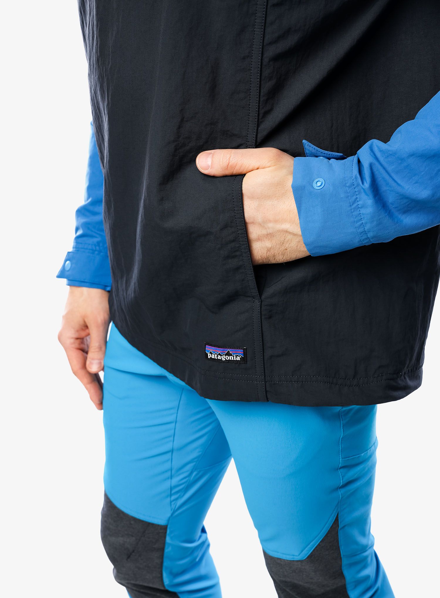 Vetrovka Patagonia Isthmus Anorak - endless blue