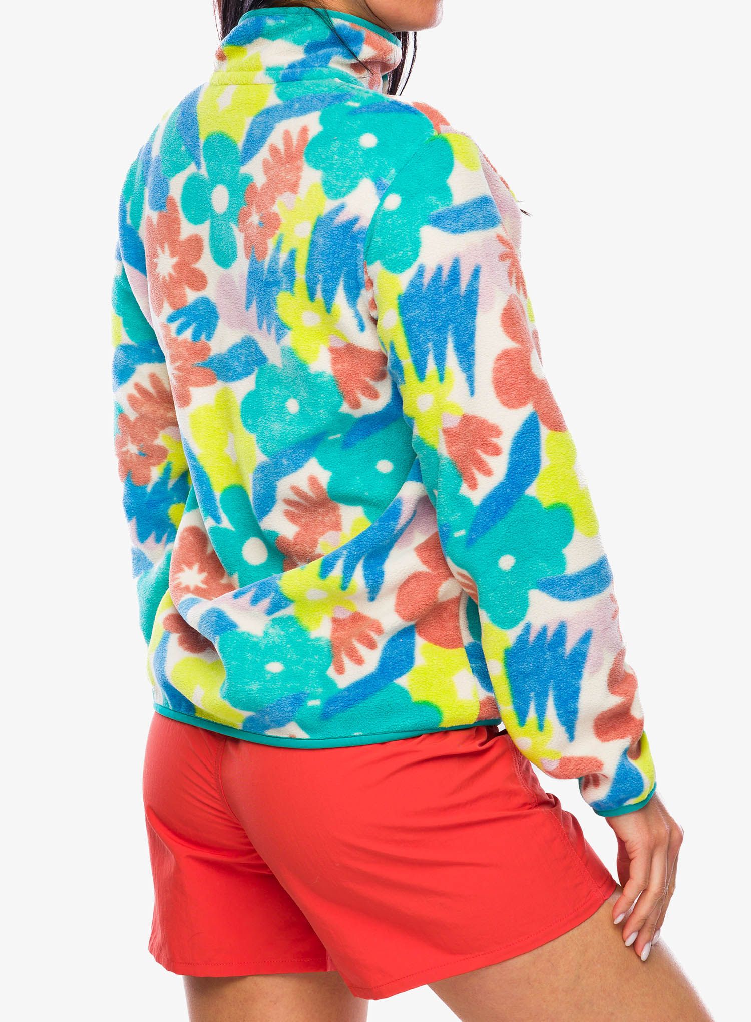 Ženski flis Patagonia Lightweight Synch Snap-T Pullover - spring/natural