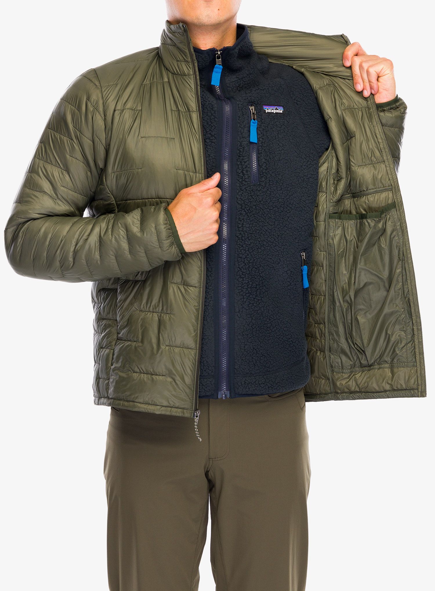 Sintetična jakna Patagonia Micro Puff Jacket - pine needle green