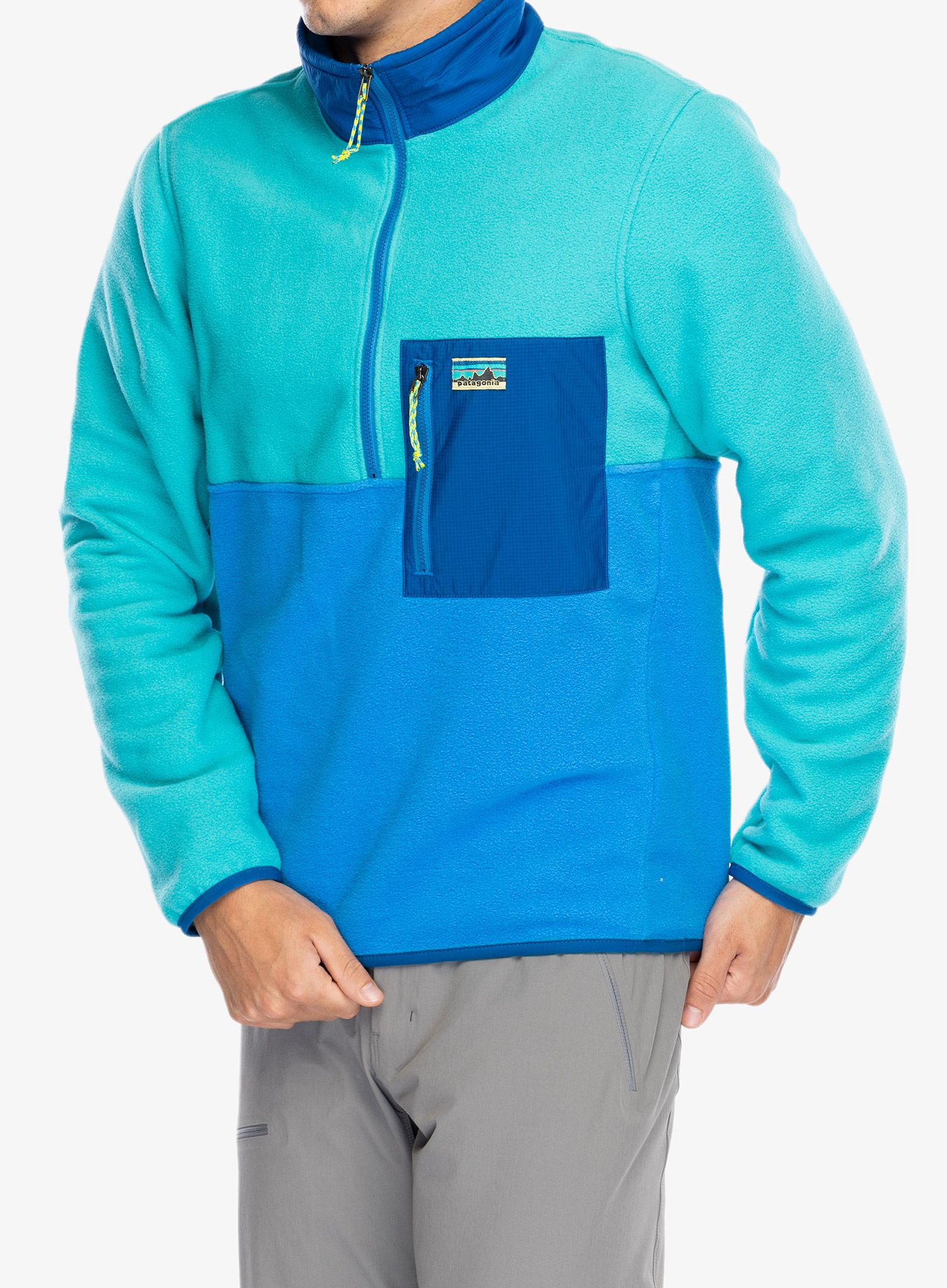 Flis Patagonia Microdini 1/2 Zip - vessel blue