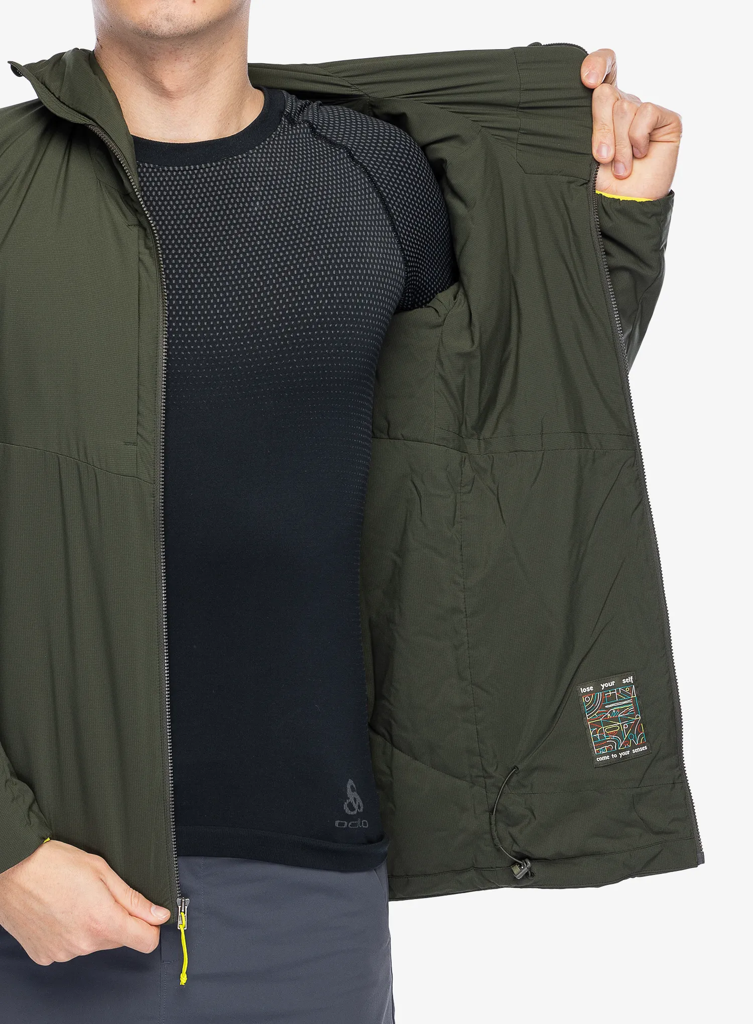 Sintetična jakna Patagonia Nano-Air Hoody - pine needle green