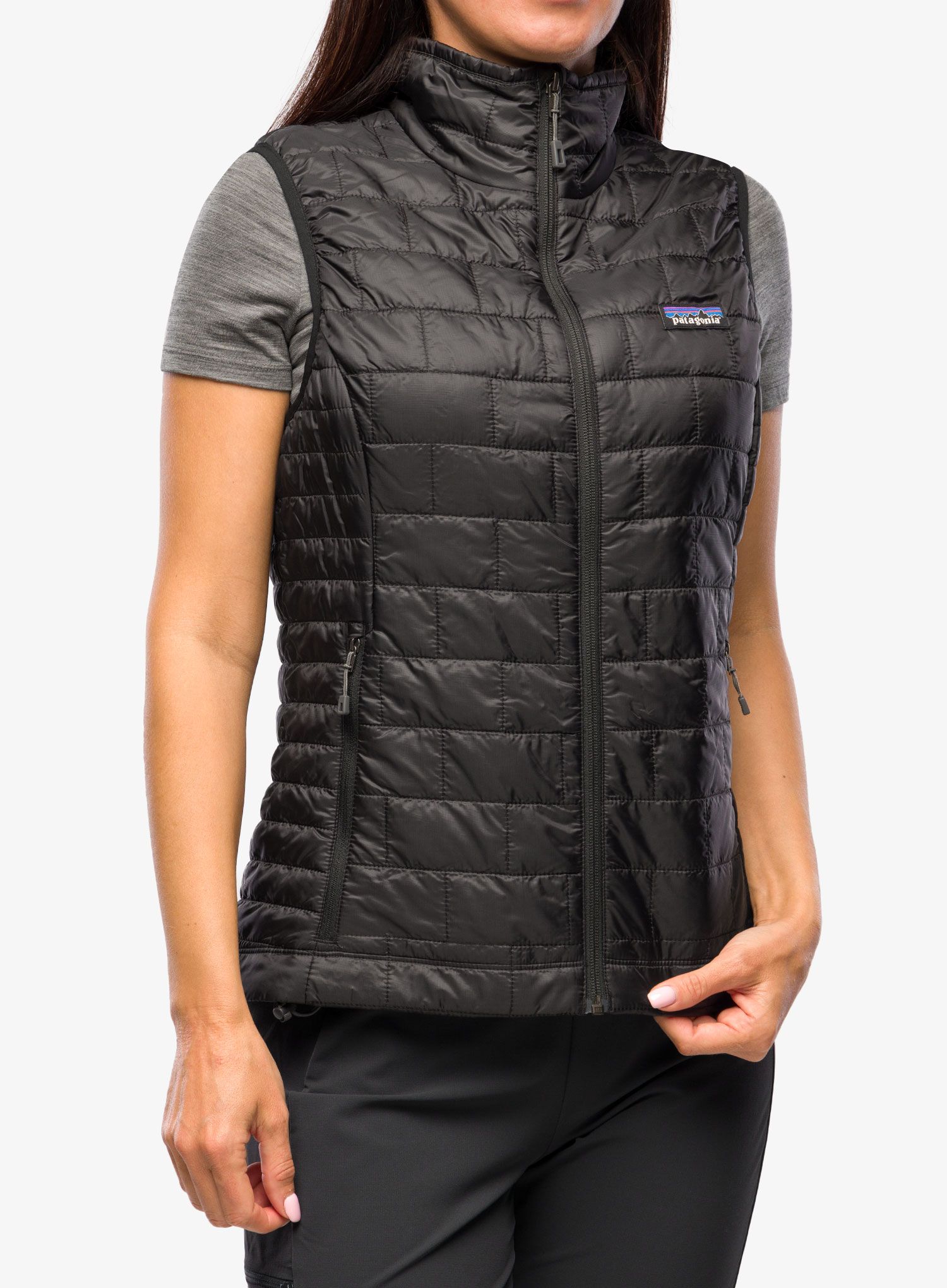 Ženski brezrokavnik Patagonia Nano Puff Vest - black