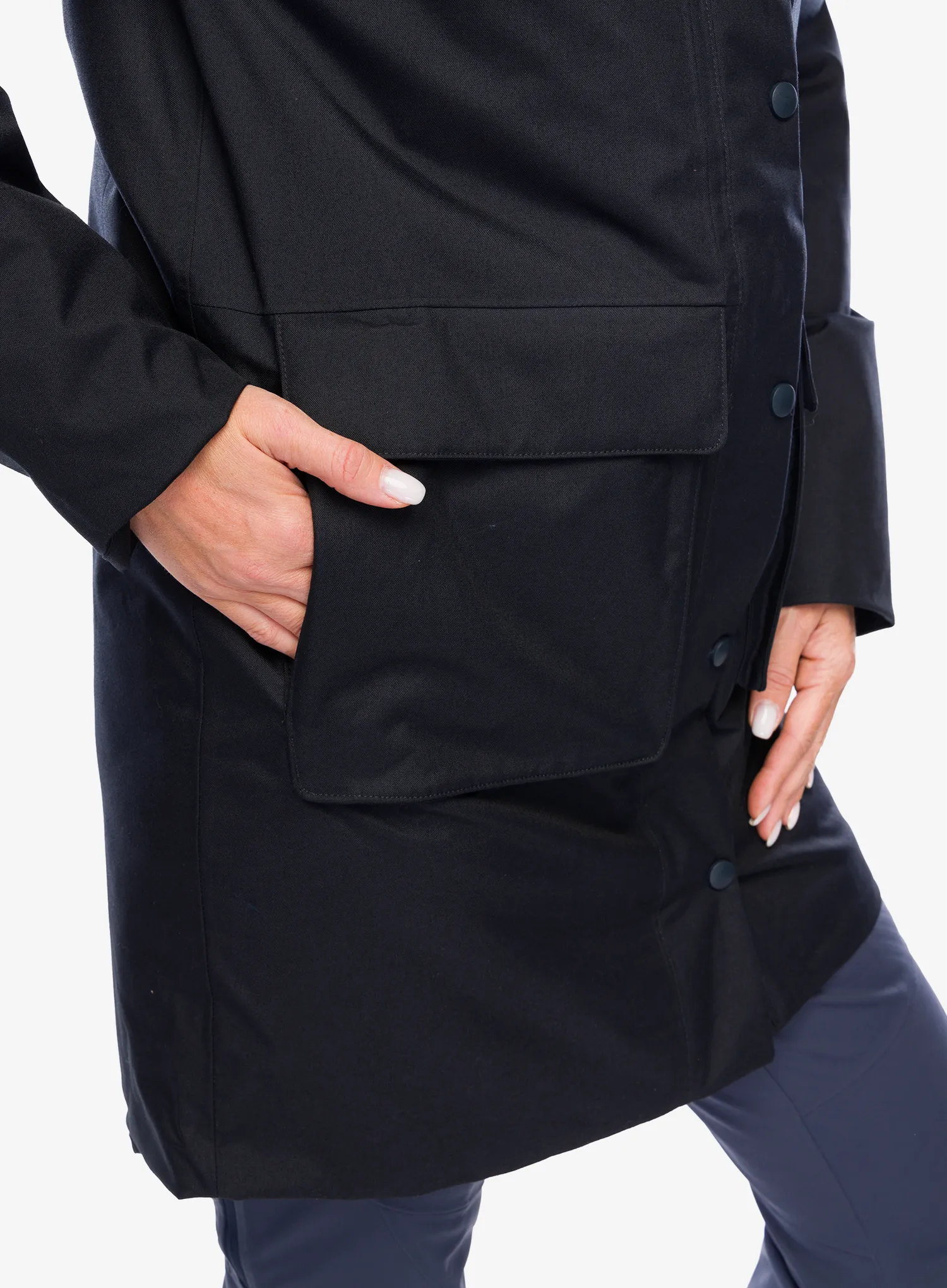 Ženska jakna 3v1 Patagonia Pine Bank 3-in-1 Parka - pitch blue