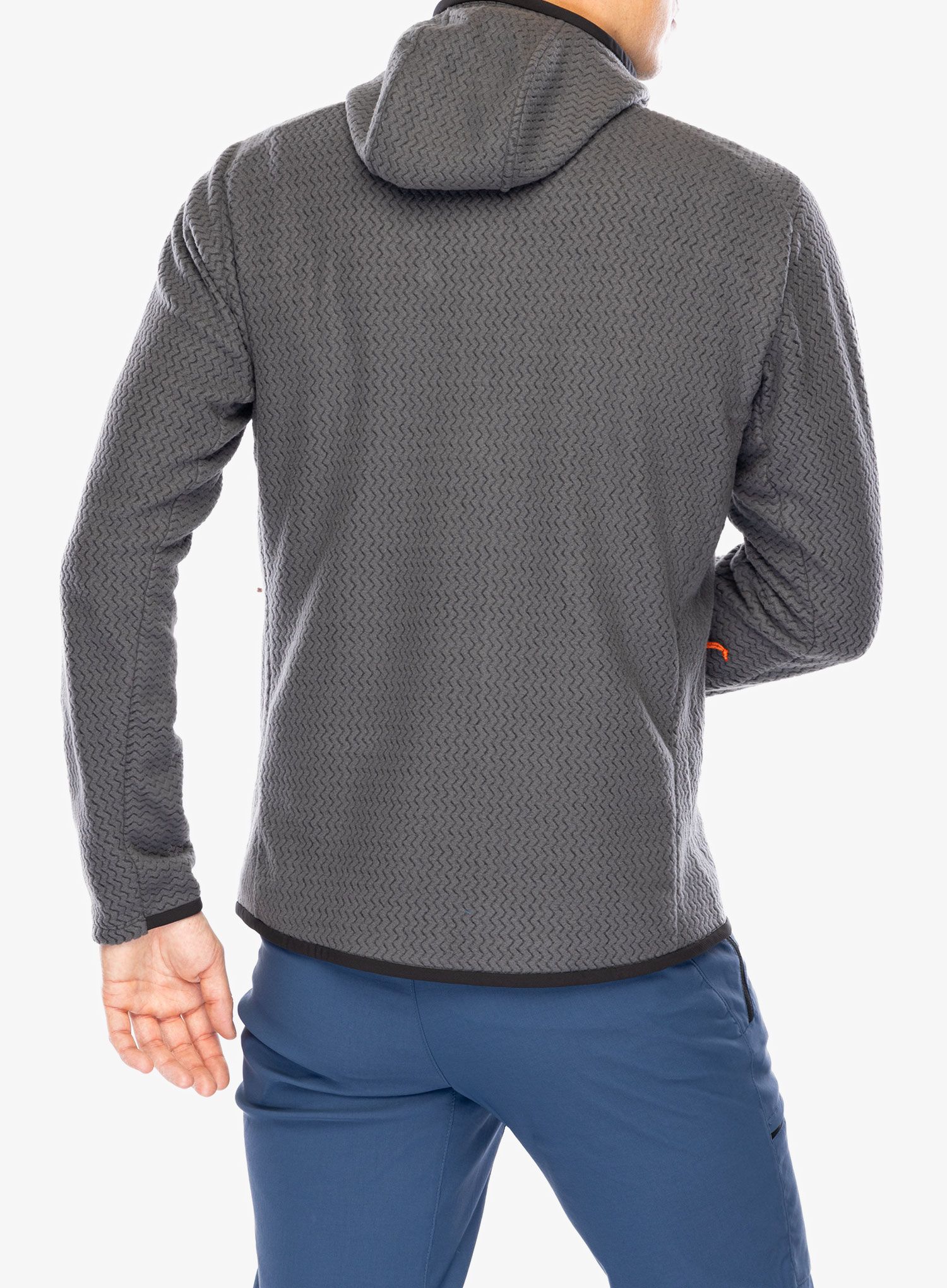 Jopica s kapuco Patagonia R1 Air Full-Zip Hoody - forge grey