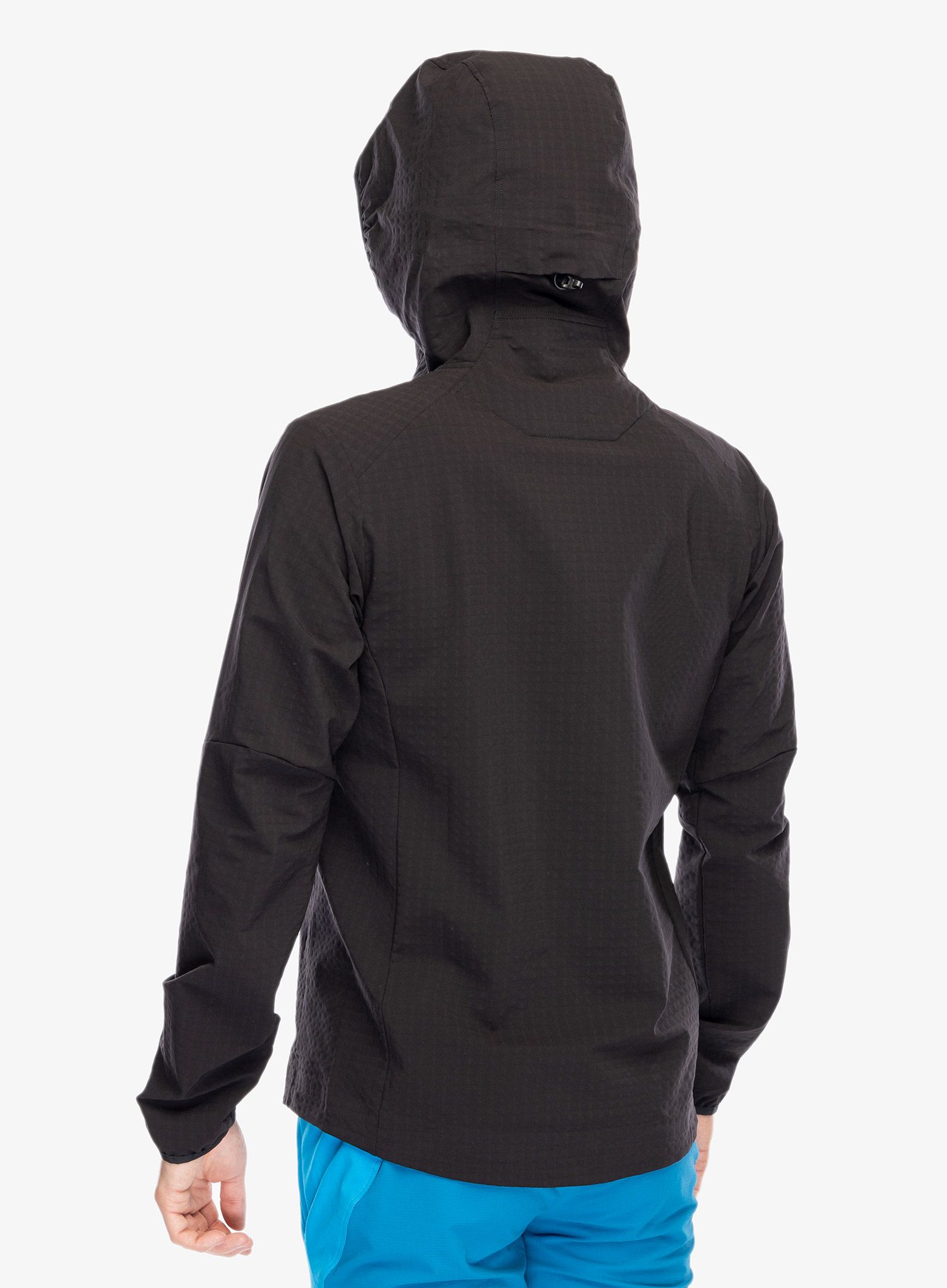 Softshell jakna Patagonia R1 TechFace Hoody - black