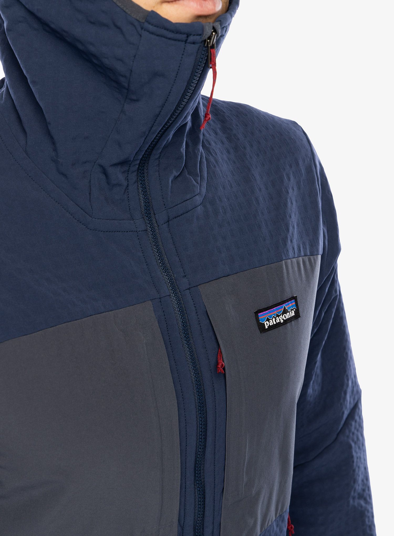 Softshell jakna Patagonia R2 TechFace Hoody - new navy