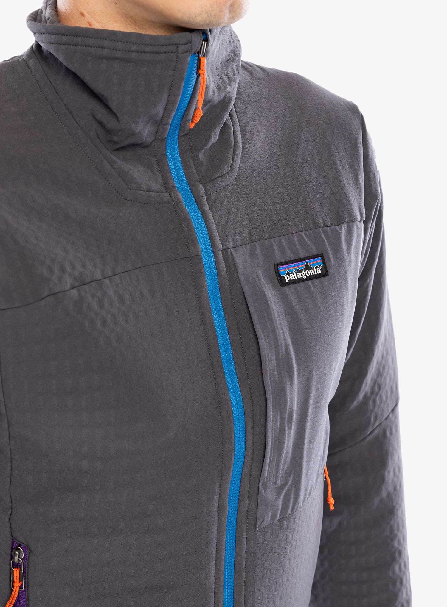 Softshell jakna Patagonia R2 TechFace Jacket - forge grey