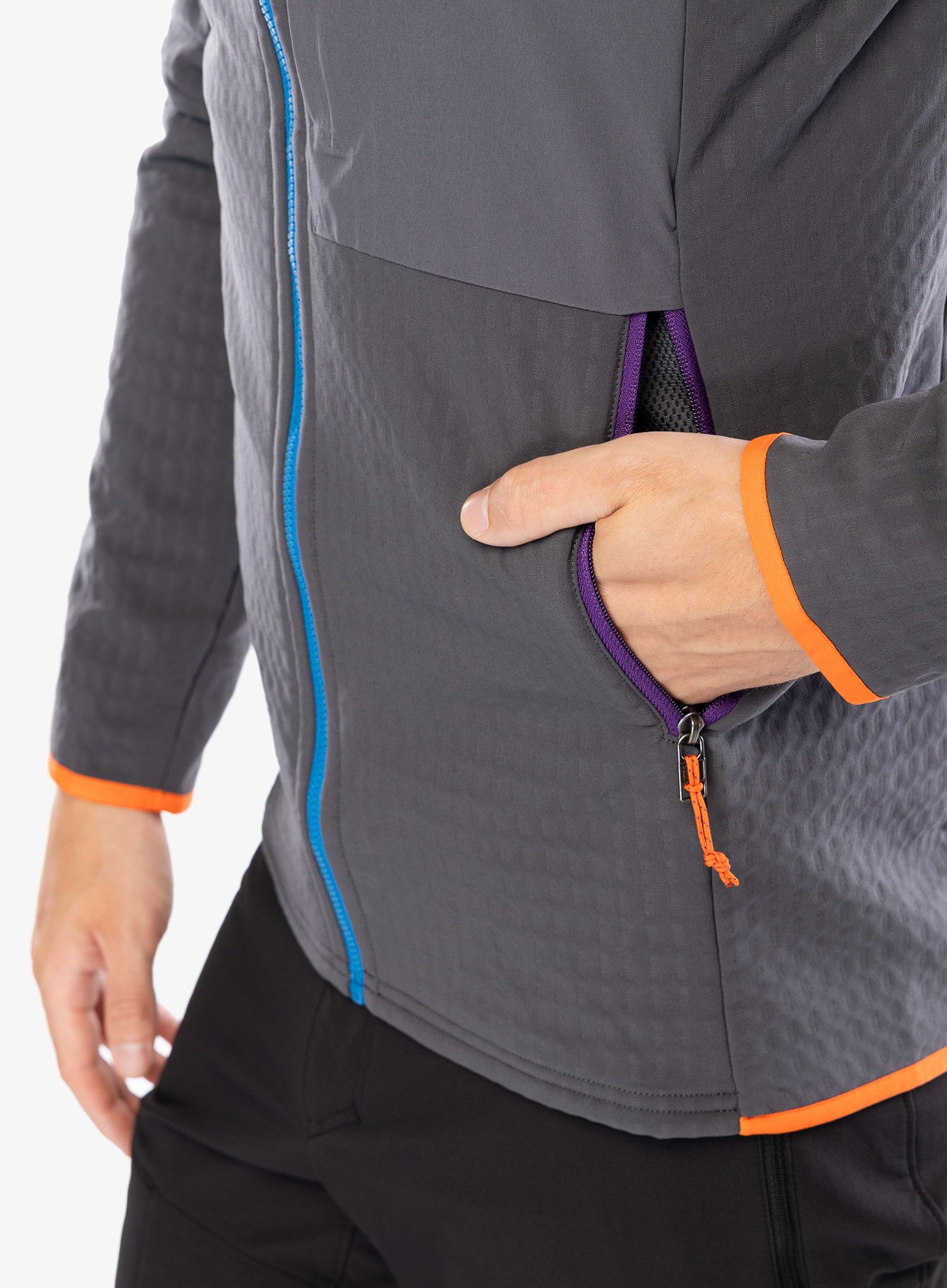 Softshell jakna Patagonia R2 TechFace Jacket - forge grey