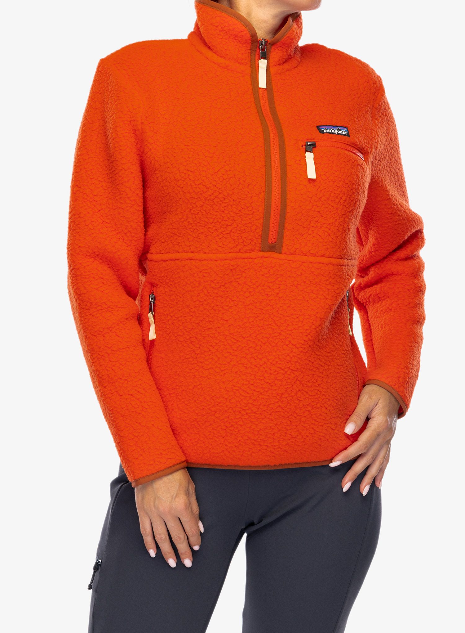 Ženski flis Patagonia Retro Pile Marsupial - madder red