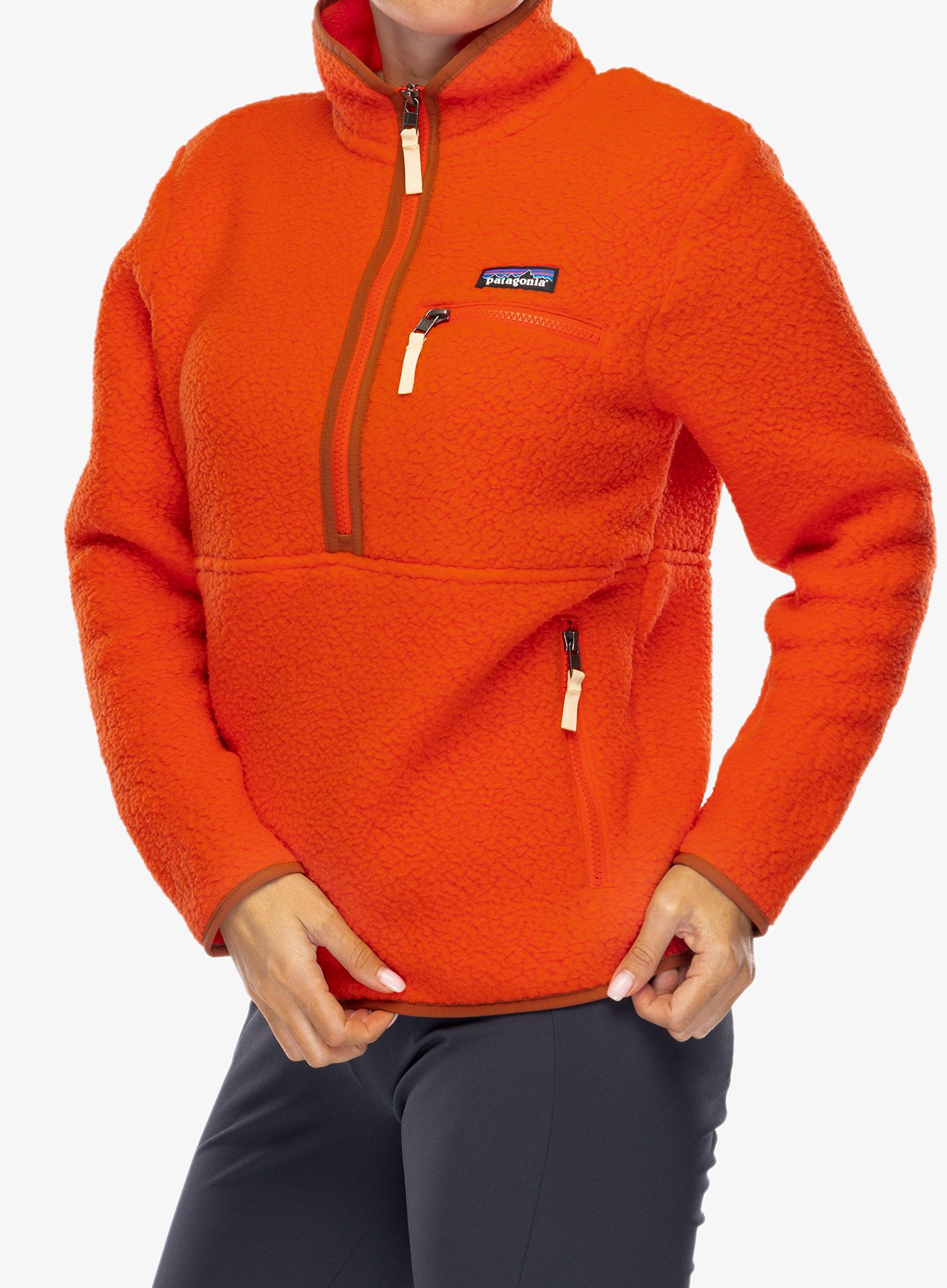 Ženski flis Patagonia Retro Pile Marsupial - madder red