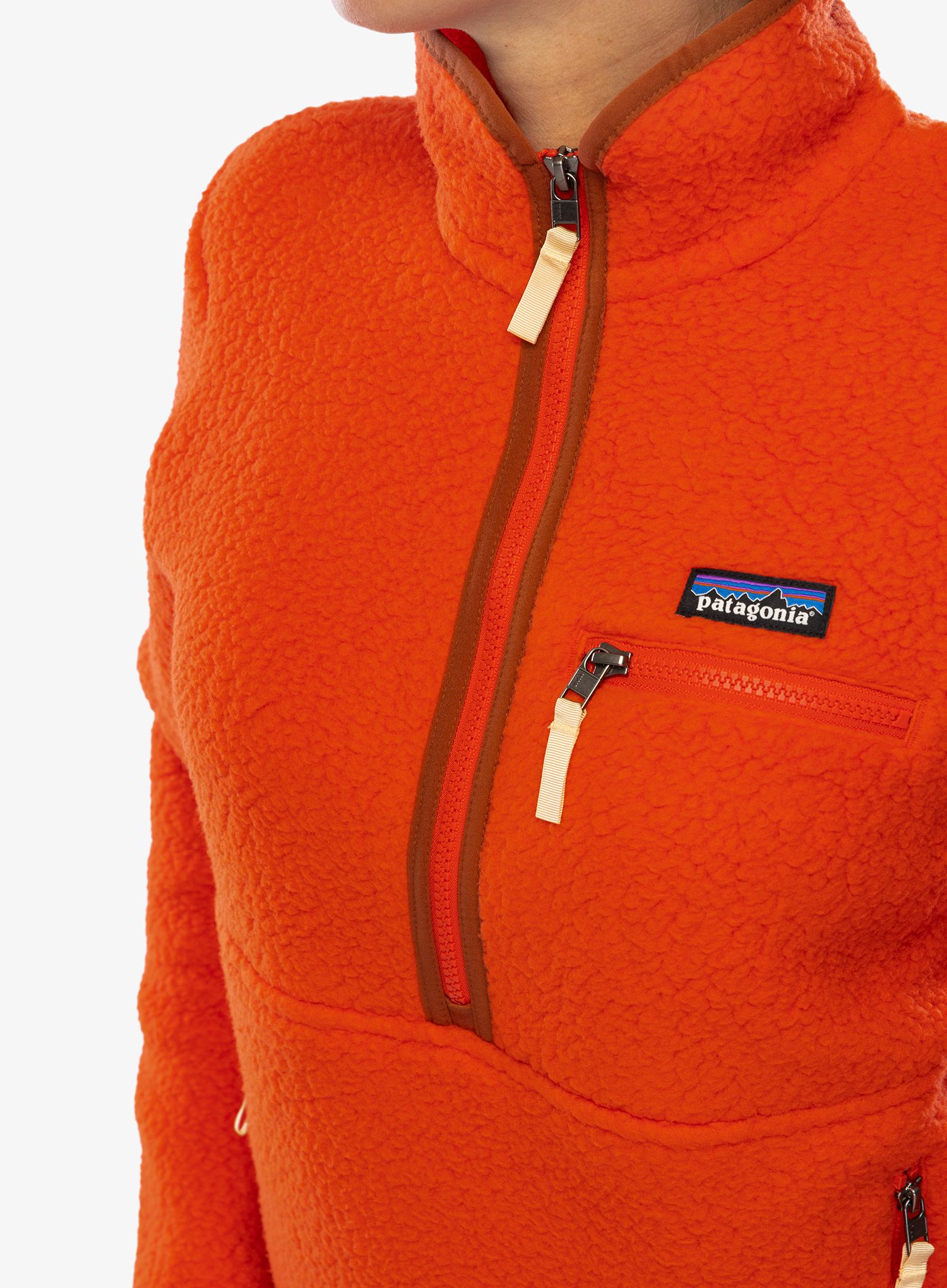 Ženski flis Patagonia Retro Pile Marsupial - madder red
