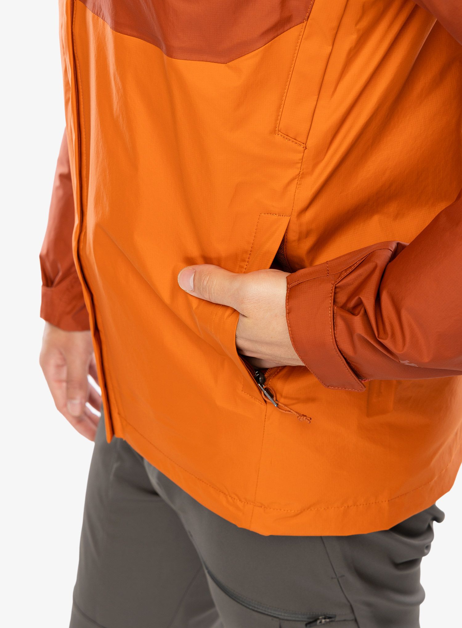 Nepremočljiva jakna Patagonia Torrentshell 3L Jacket - redtail rust