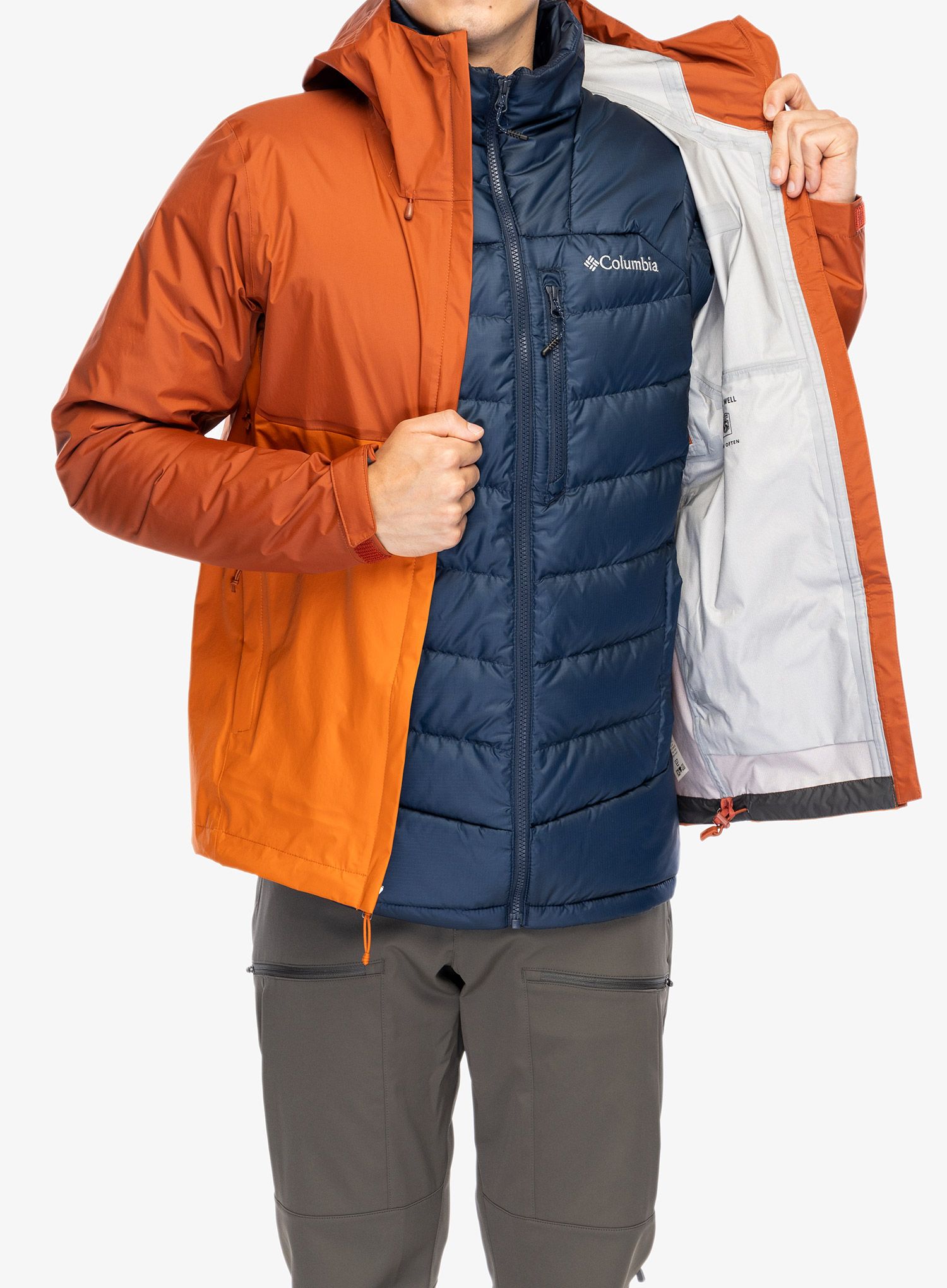 Nepremočljiva jakna Patagonia Torrentshell 3L Jacket - redtail rust